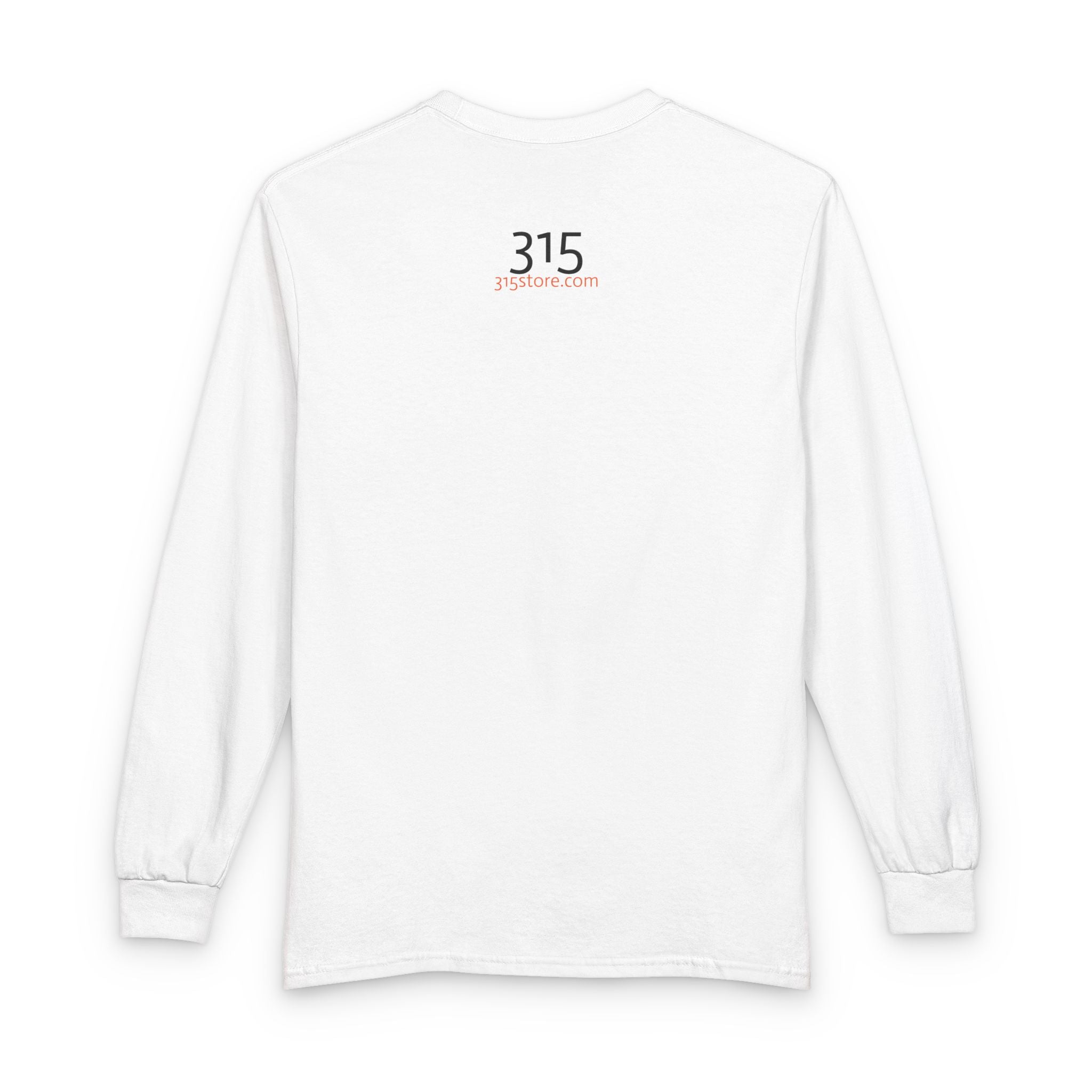 12 - Long Sleeve Multi Colors Gildan T-Shirt — "three15teen" Minimal Number Graphic