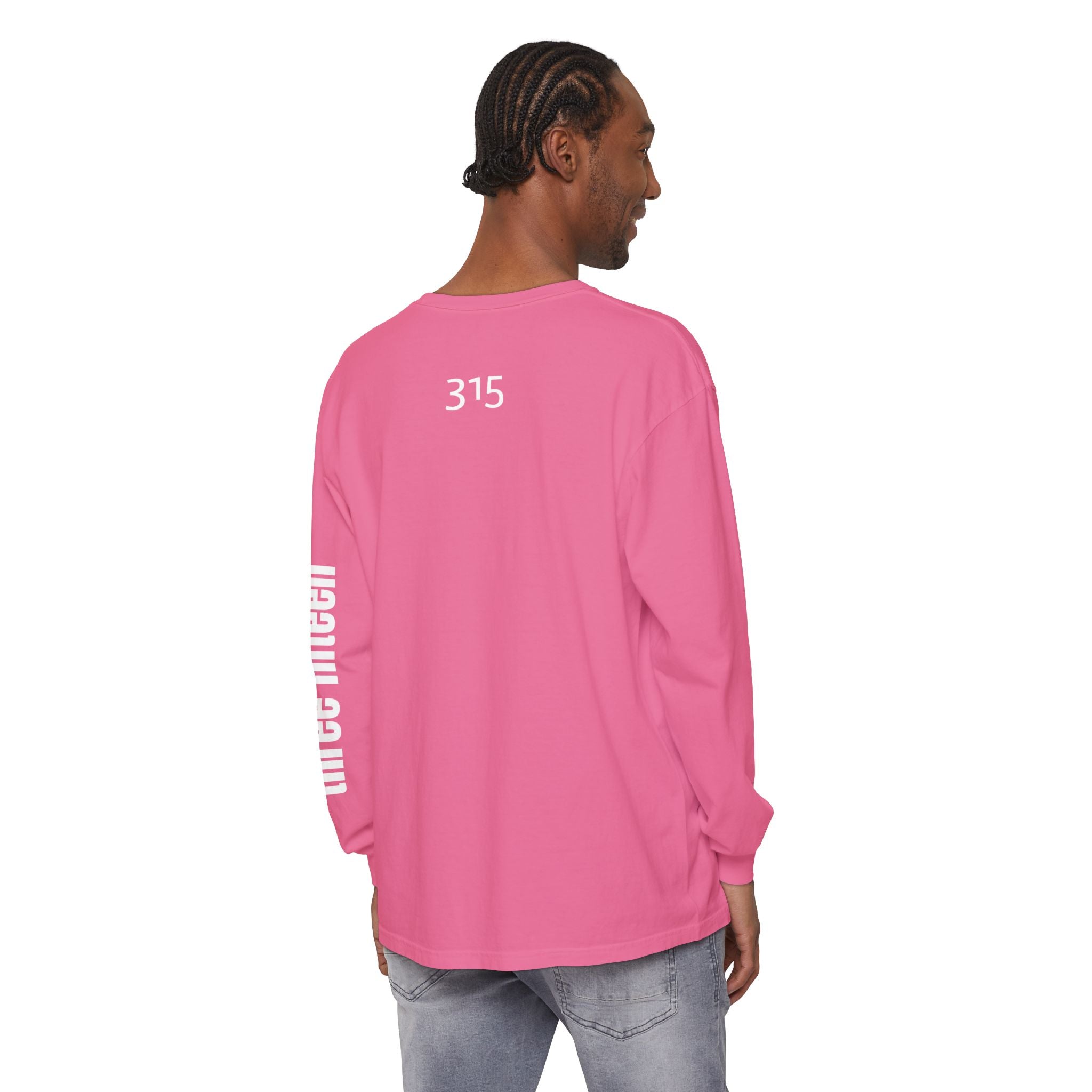 12 - 315 Three Fifteen Multi Color Unisex Long Sleeve T-Shirt - Inspirational Casual Wear
