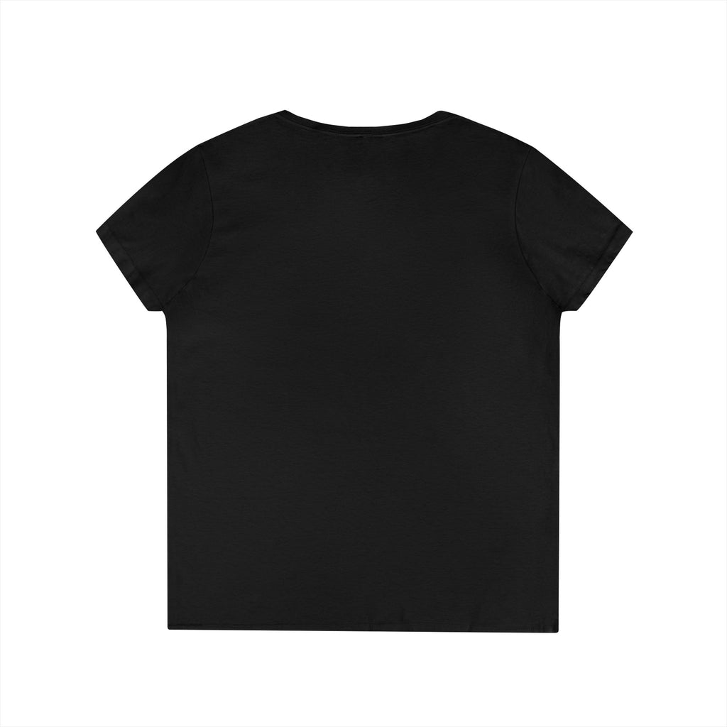 Multi Color Casual V-Neck T-Shirt with Minimalist Design 315