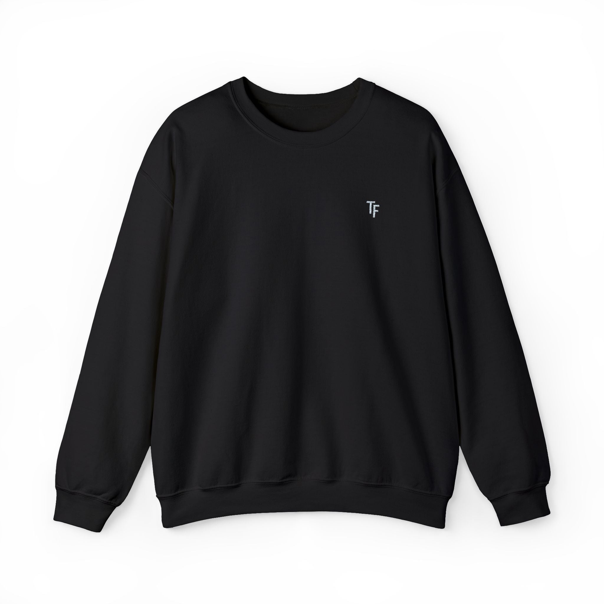 15 - TF Three Fifteen Embroidered Crewneck Sweatshirt — Minimal Graphic Pullover