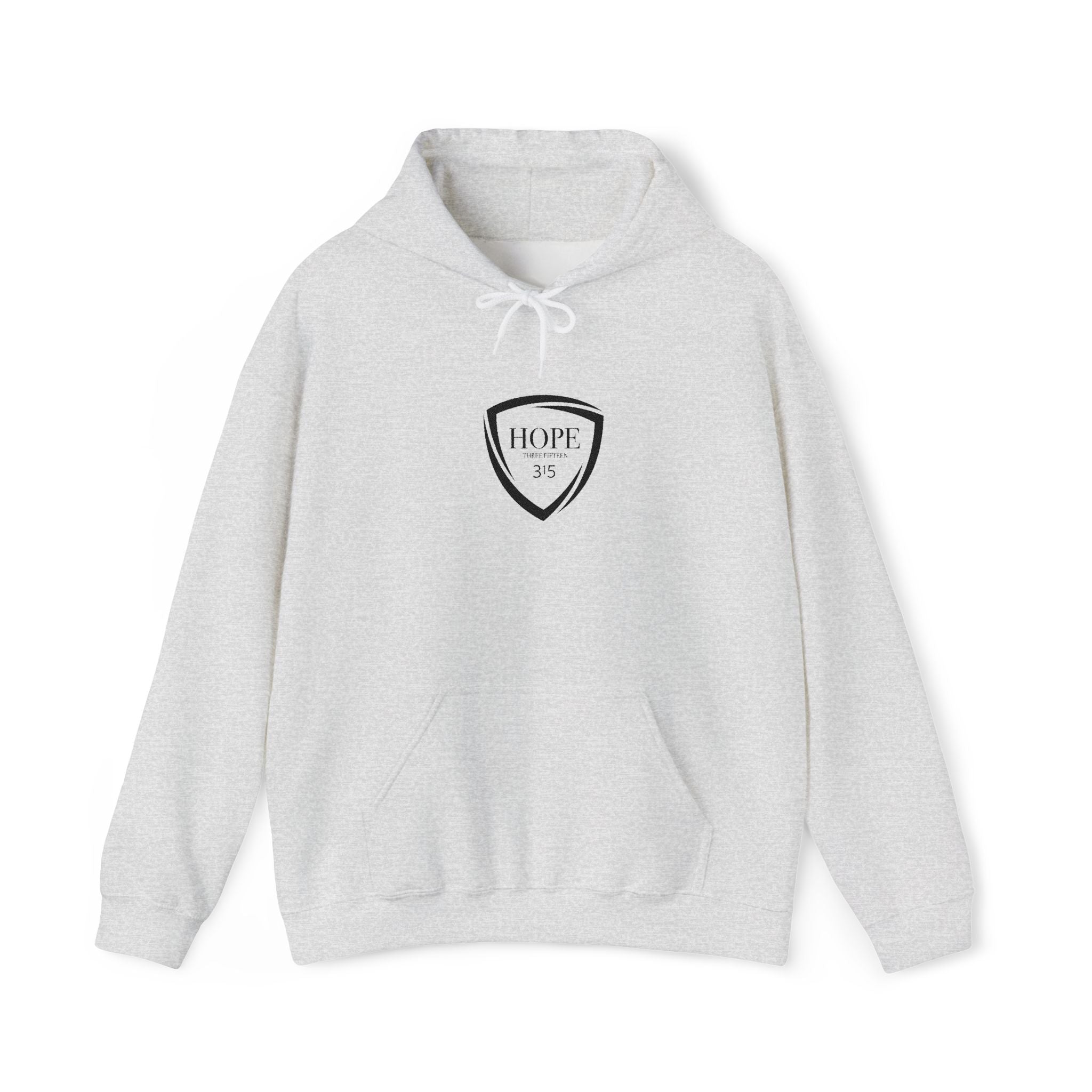 16 - Multi Color - Embroidered Hope Shield Hoodie — Pullover