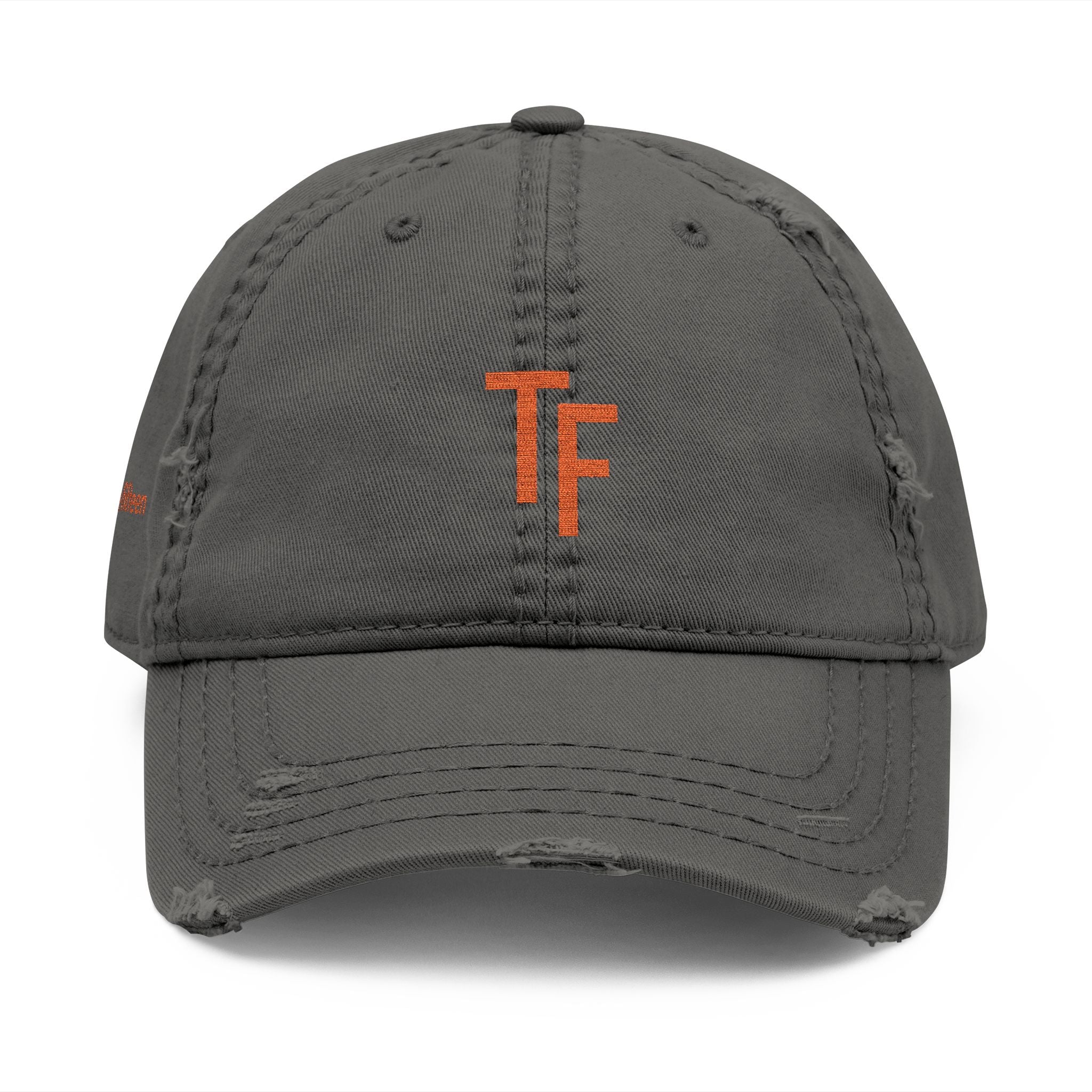 3 - Hat Distressed Embroidered TF Three Fifteen Dad Hat - Casual Chic Accessory