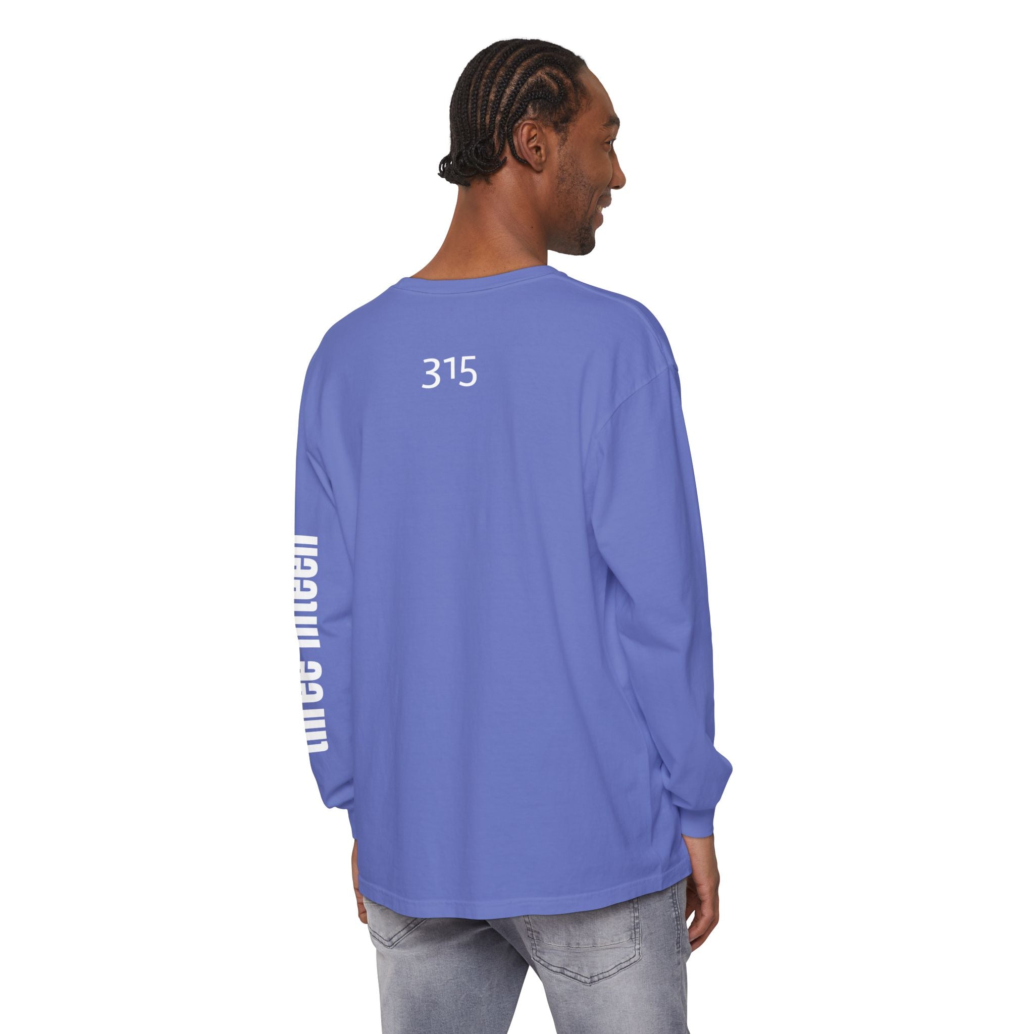 12 - 315 Three Fifteen Multi Color Unisex Long Sleeve T-Shirt - Inspirational Casual Wear