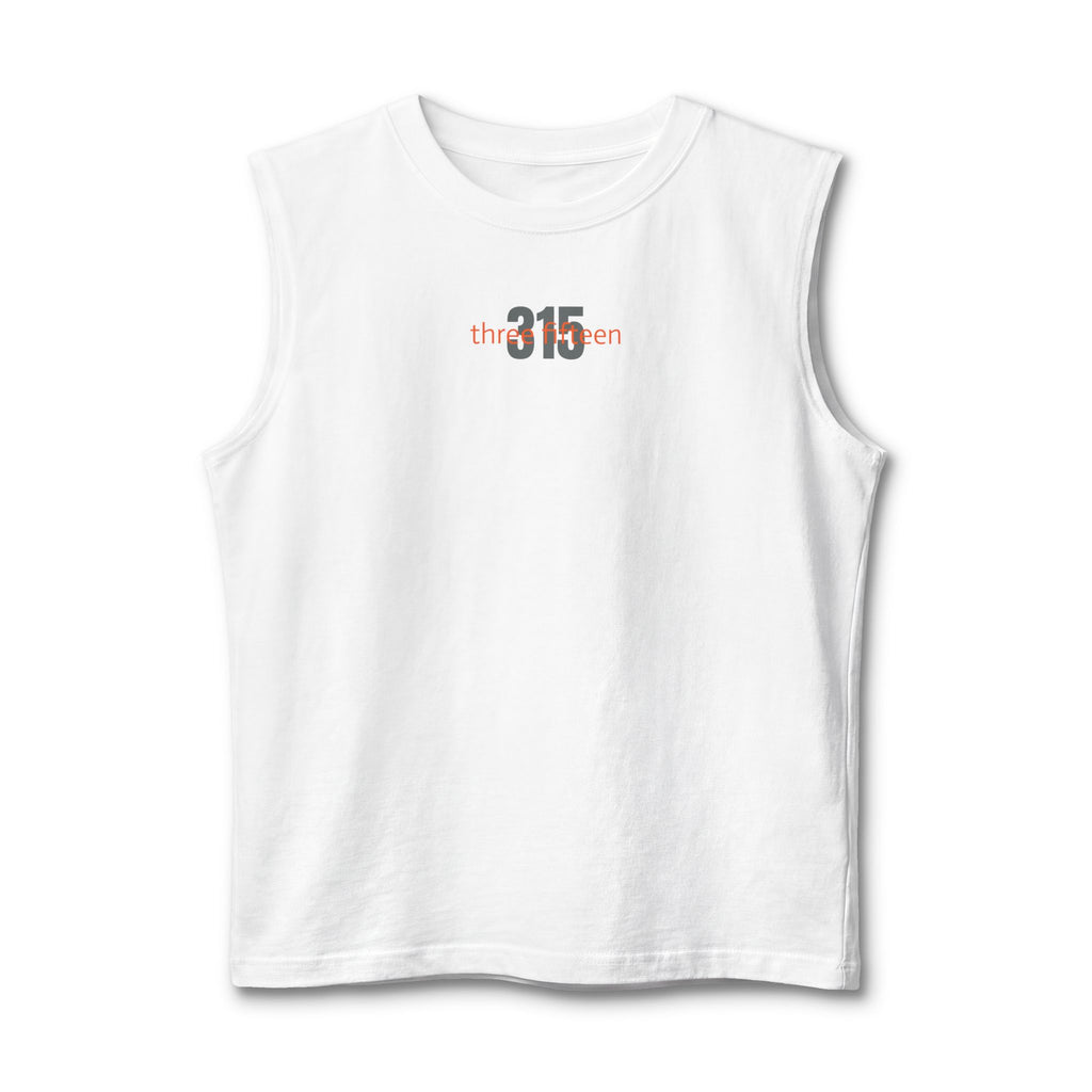 1131 - Muscle Tank — 'the 315' Minimalist Fitness Graphic Tank Top