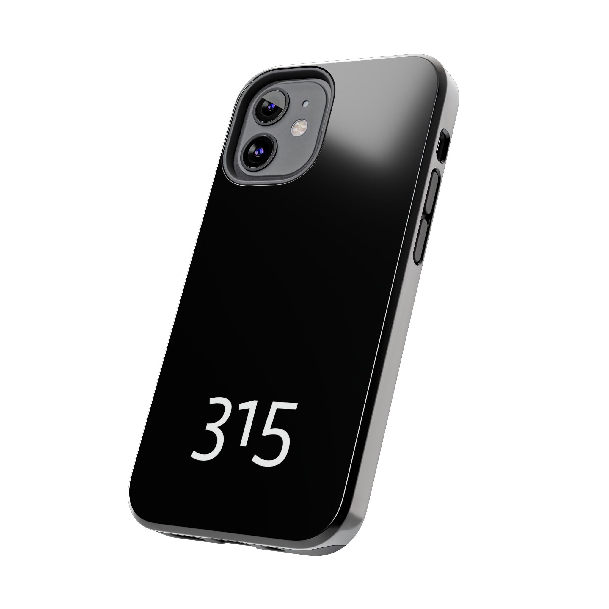 36 - Phone case 315 Tough Phone Case — Motivational Black Protective Cover