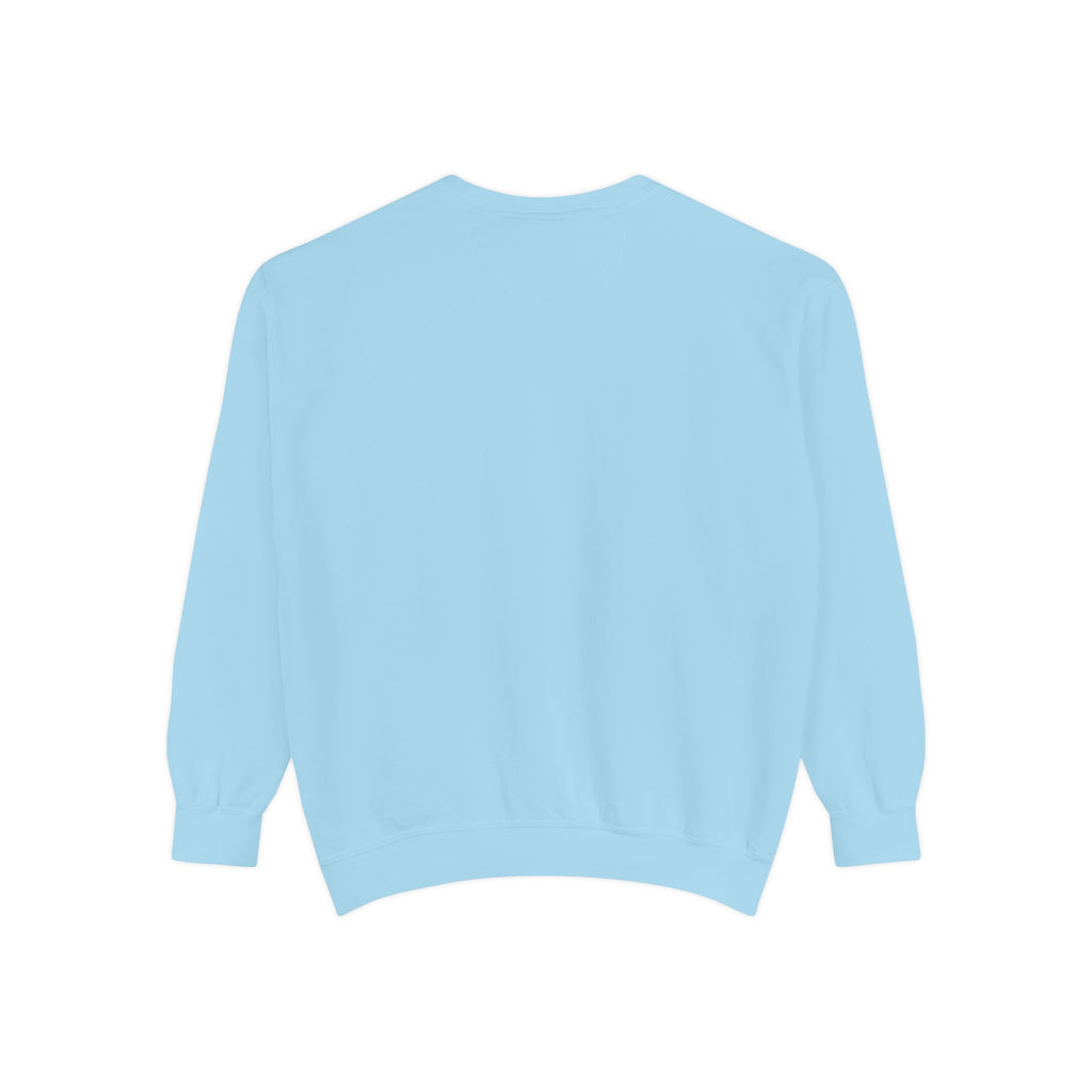 15 - Multi Color Hope Matters Embroidered Minimalist Logo Sweatshirt — White Crewneck Casual Pullover