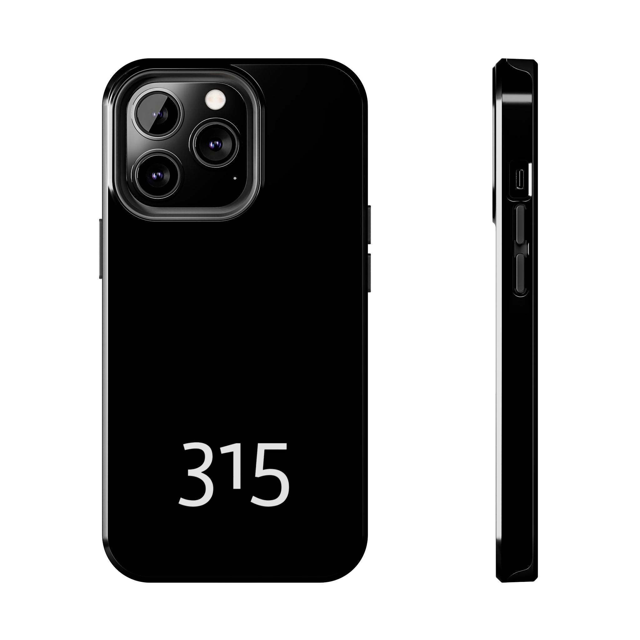 36 - Phone case 315 Tough Phone Case — Motivational Black Protective Cover