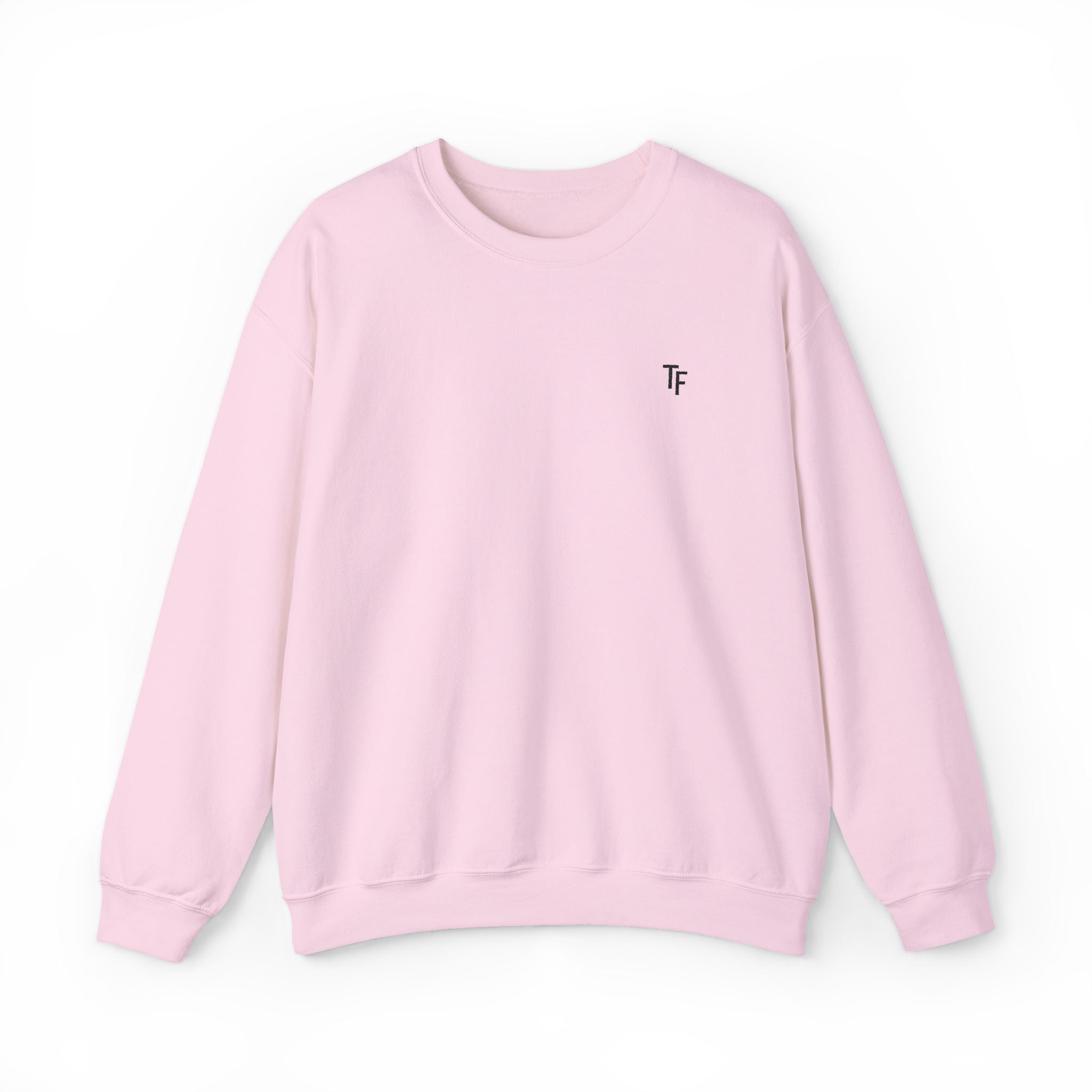15 - TF Three Fifteen Embroidered Crewneck Sweatshirt — Minimal Graphic Pullover