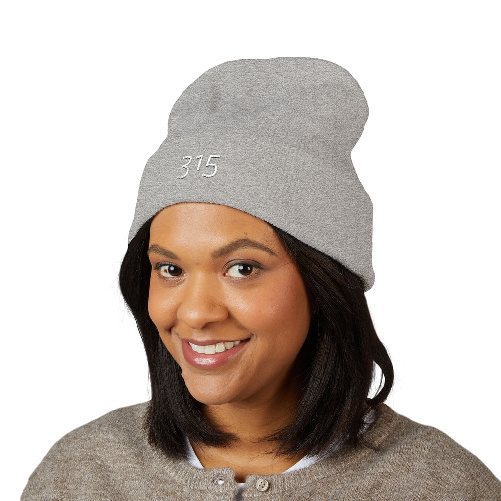 Embroidered Classic Cuffed Beanie - Stylish Warmth for Every Occasion