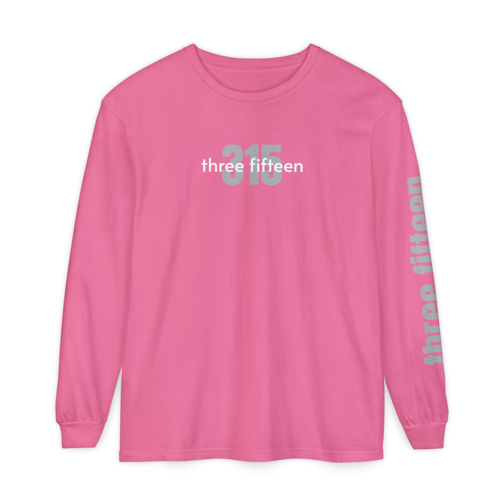 12 - Unisex Long Sleeve T-Shirt - Bold 315 Inspirational Casual Wear