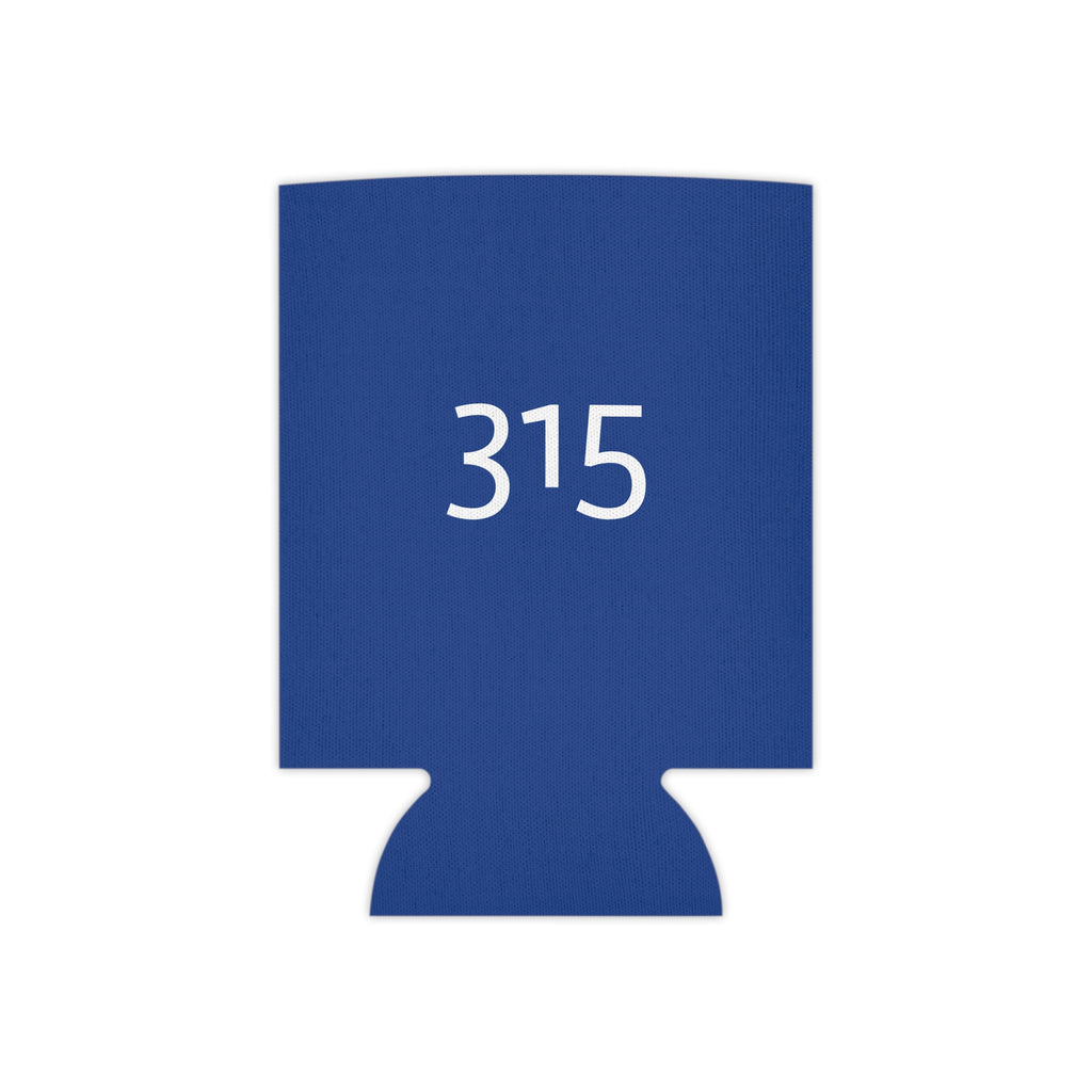 Can Cooler — Minimal '315' Blue Foam Koozie