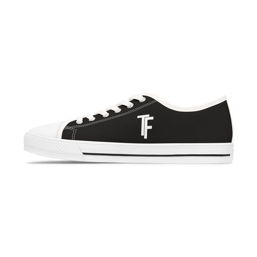 31 - Women's Low Top Sneakers TF — Minimal Grey Canvas Shoes with '315' Side Print