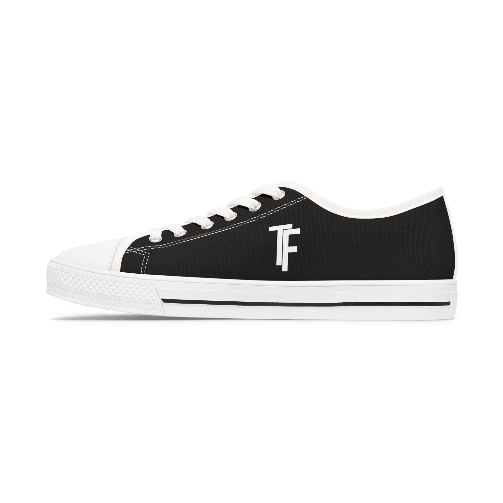 31 - Women's Low Top Sneakers TF — Minimal Grey Canvas Shoes with '315' Side Print