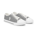 31 - Men's Low Top Sneakers TF — Minimal Grey Canvas Shoes with '315' Side Graphic