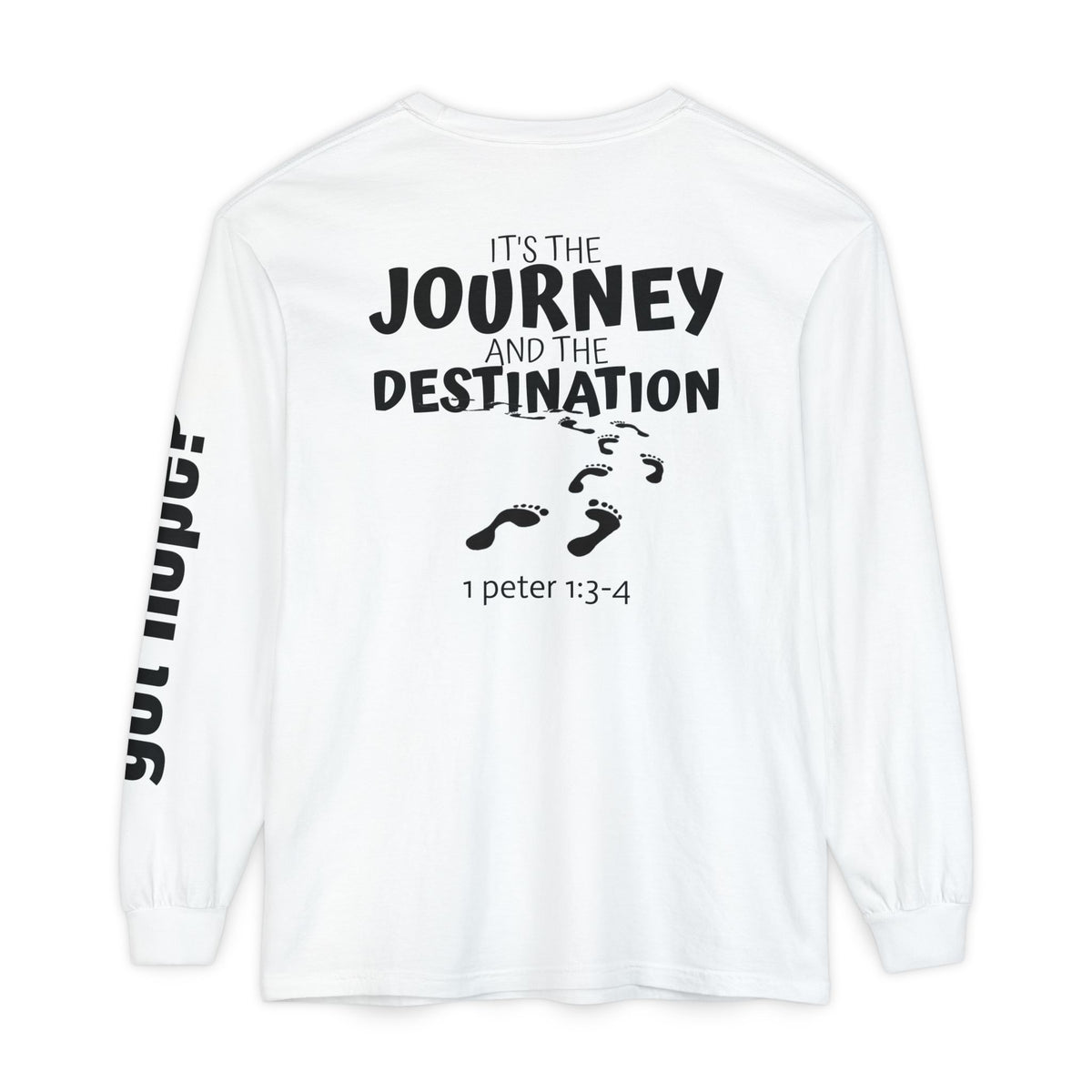 12 - Long sleeve tee 315 It’s the Journey Unisex Long Sleeve T-Shirt - Inspirational Casual Wear
