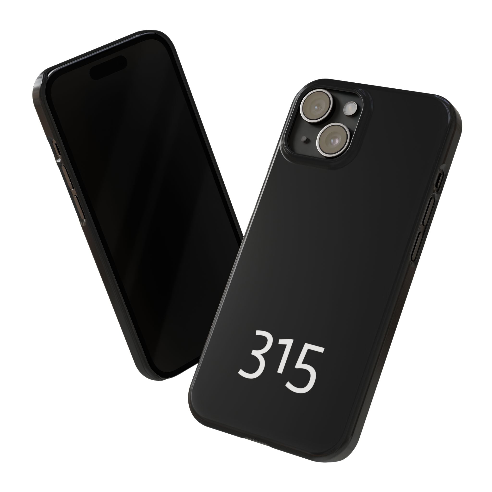 36 - Phone case 315 Slim Phone Case — Motivational Black Protective Cover