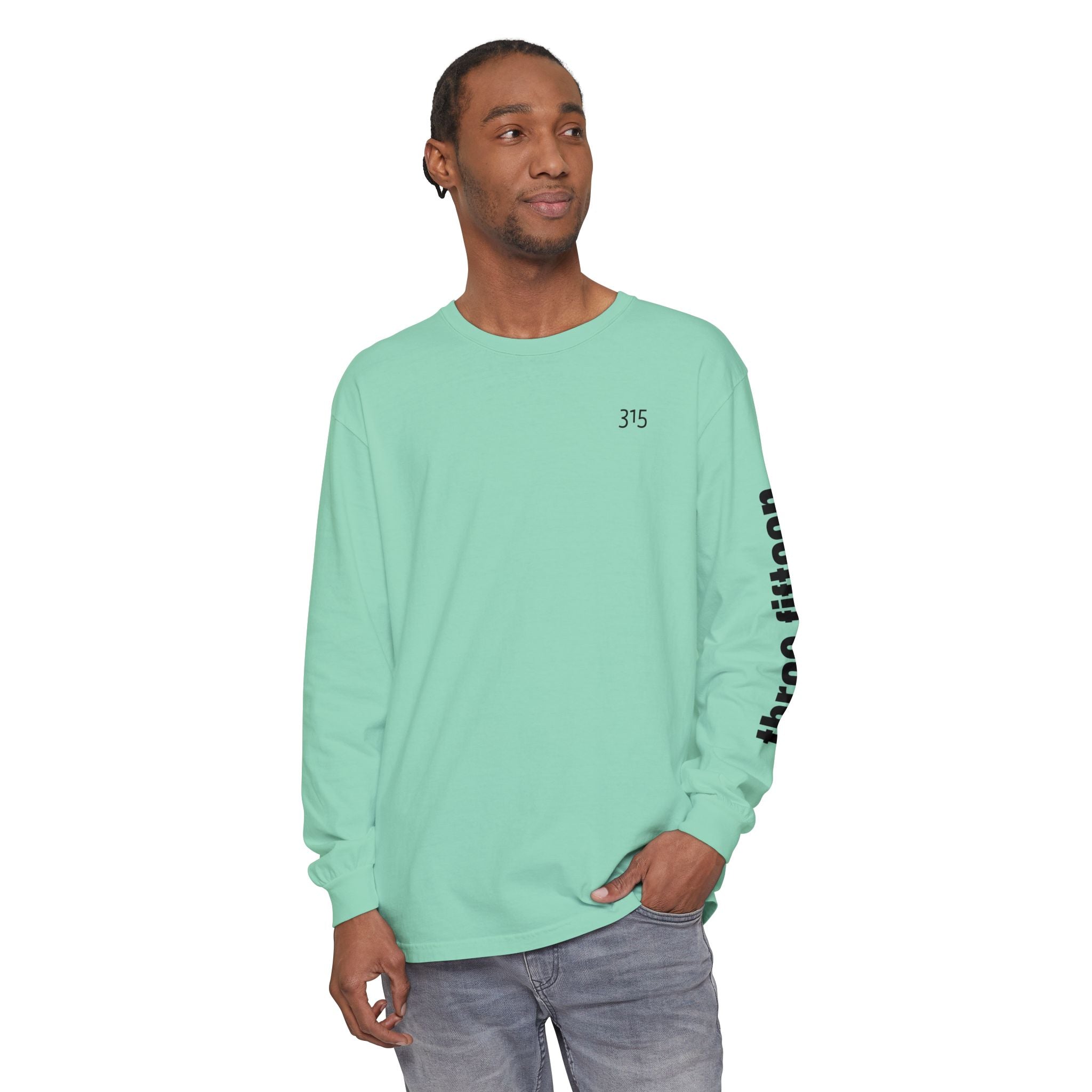 12 - 315 Three Fifteen Multi Color Unisex Long Sleeve T-Shirt - Inspirational Casual Wear