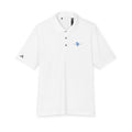 114 - Embroidered White Adidas Performance Polo Shirt with Small Blue 'TF' Chest Logo – Golf & Corporate Teamwear