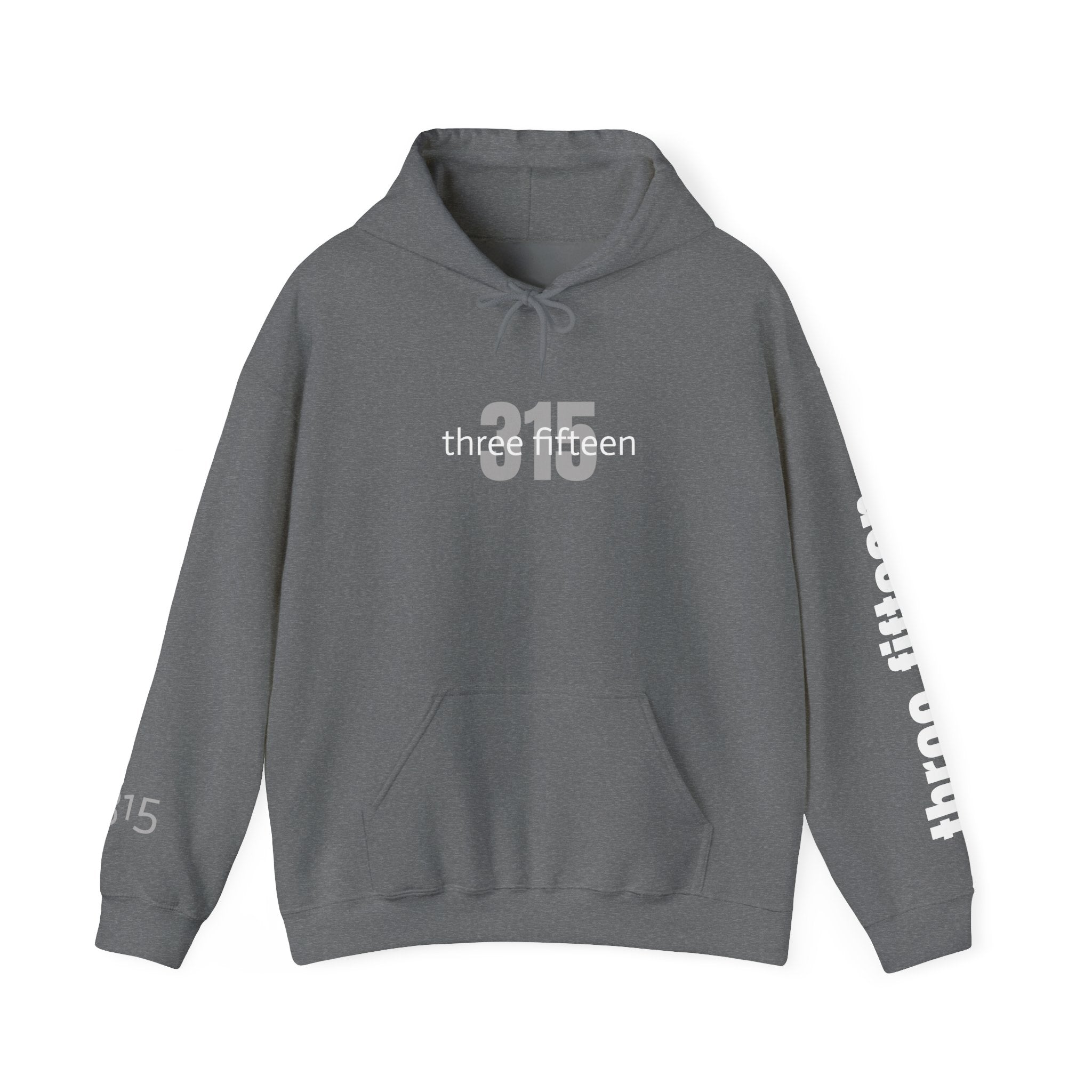 16 - Multi Color Printed Bold 315 Three Fifteen Inspirational Quote Hoodie - This Isn't The End Of My Story