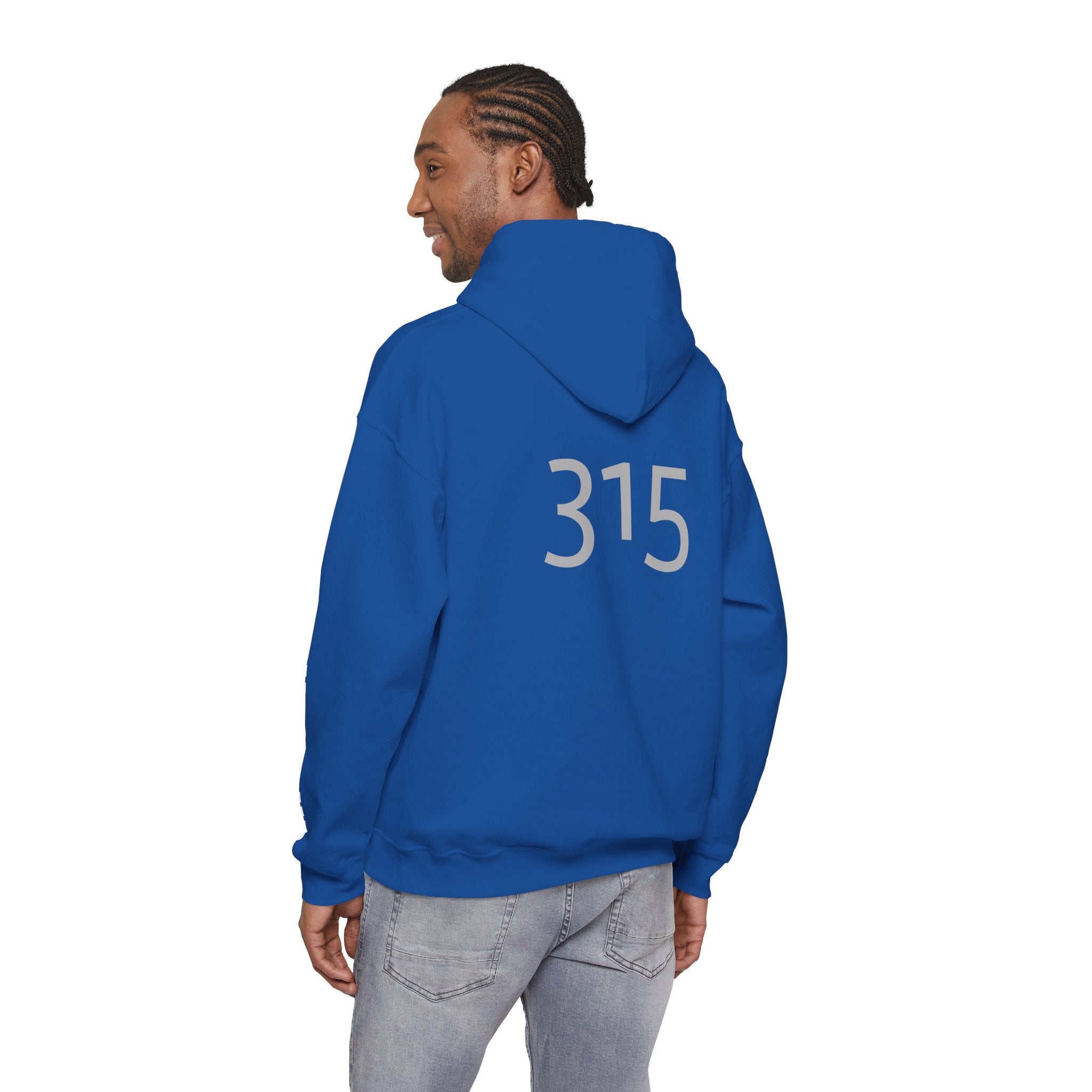 16 - Multi Color Printed Bold 315 Three Fifteen Inspirational Quote Hoodie - This Isn't The End Of My Story