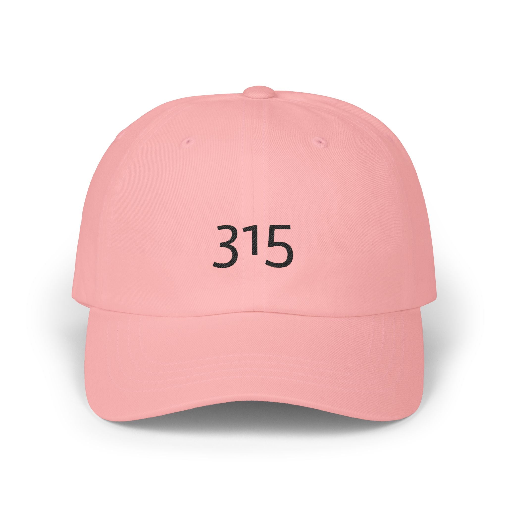 3 - Hat 315 Embroidered Dad Cap — Minimalist White Baseball Hat