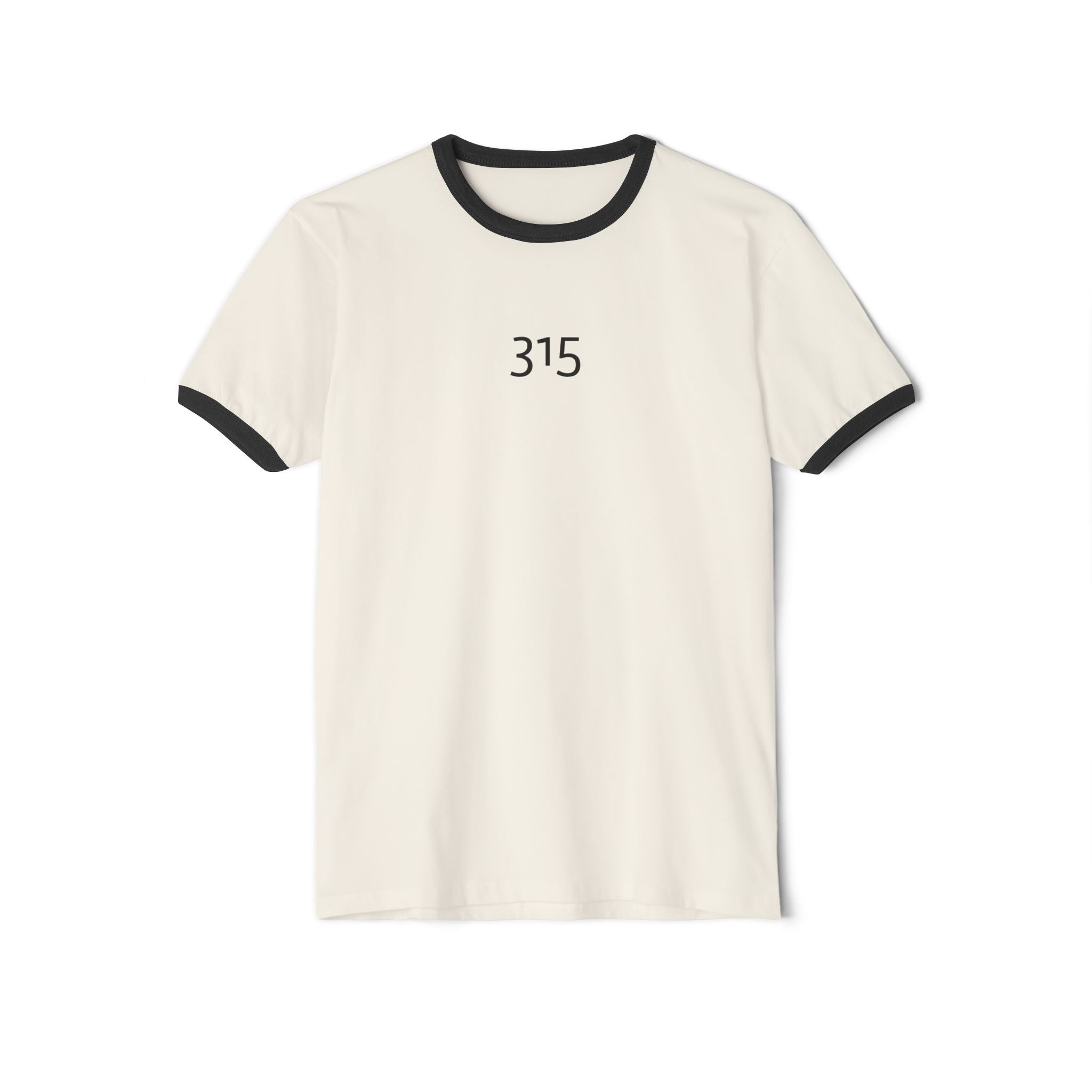 315 Unisex Cotton Ringer T-Shirt - Casual & Comfortable Style