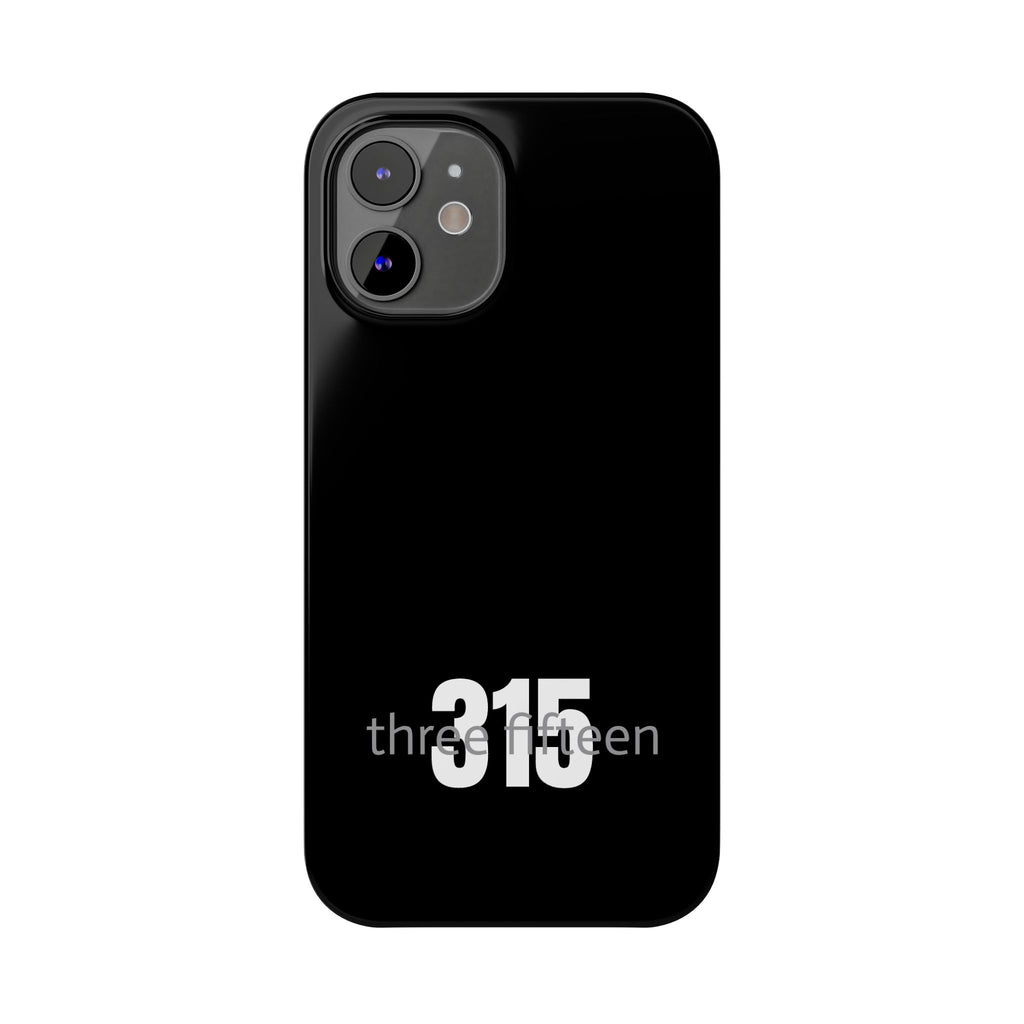 Copy of 36 - Phone case 315 Slim Phone Case — Motivational Black Protective Cover