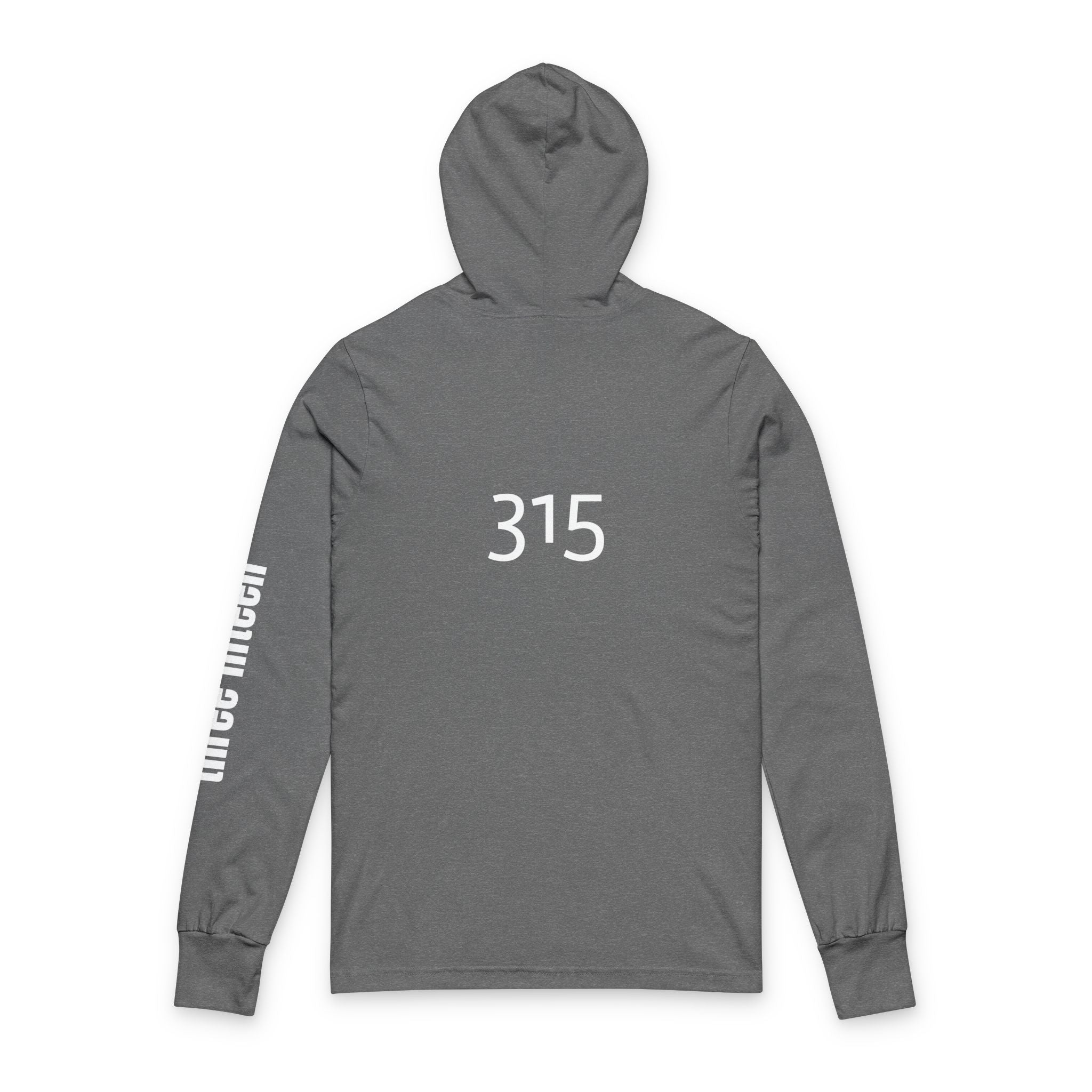 13 - Multi Color Inspirational Unisex Hooded Long Sleeve Tee - "This Isn't the End of My Story"