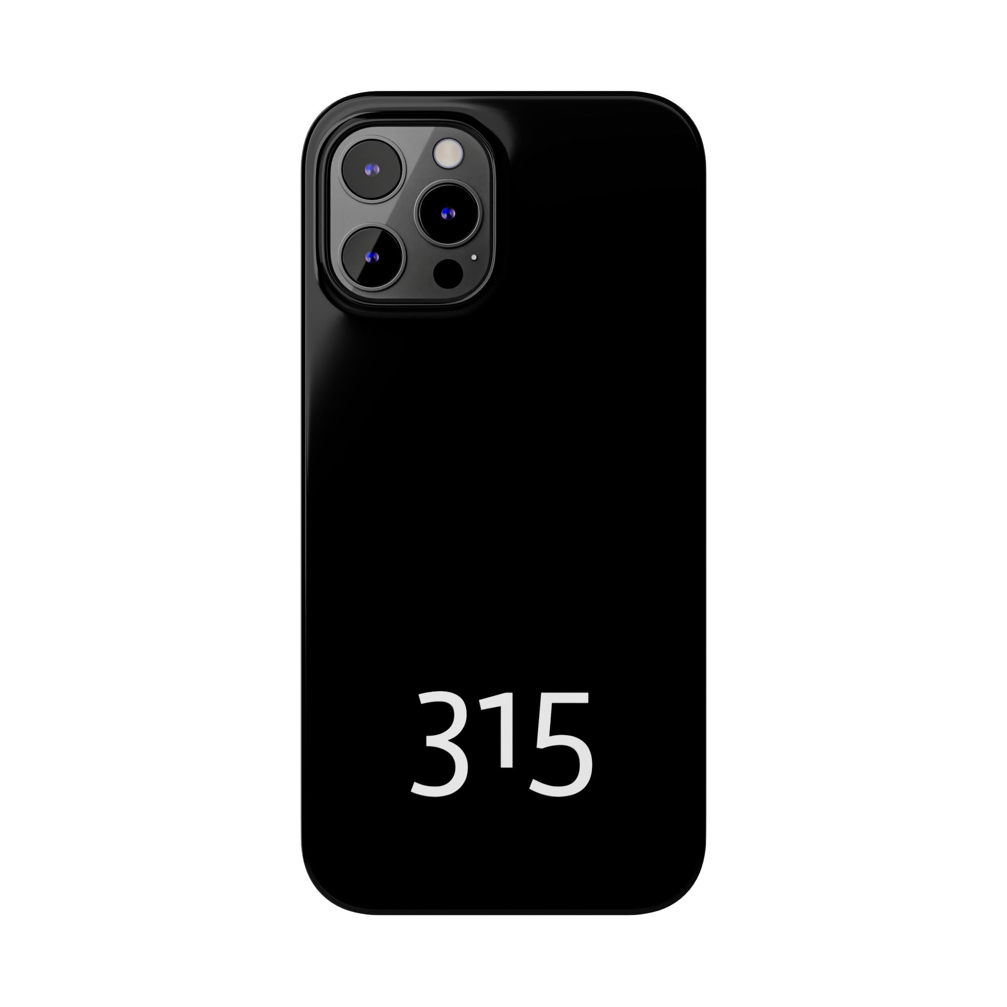 36 - Phone case 315 Slim Phone Case — Motivational Black Protective Cover