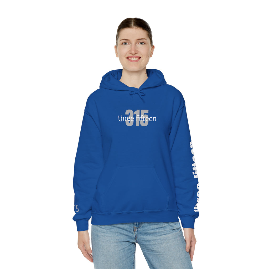 16 - Multi Color Printed Bold 315 Three Fifteen Inspirational Quote Hoodie - This Isn't The End Of My Story