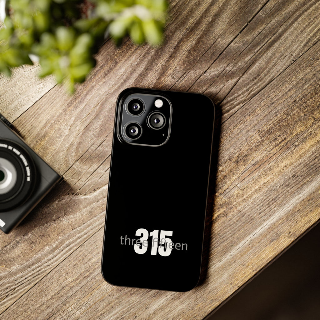 Copy of 36 - Phone case 315 Slim Phone Case — Motivational Black Protective Cover