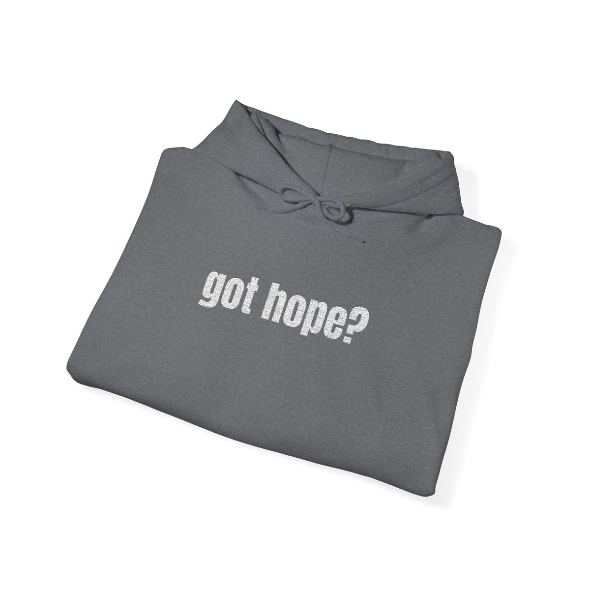 16 - Embroidered Got Hope? Hoodie Multi Color - Hope Matters - Hoodie — Minimal Black Square Anchor Logo Pullover