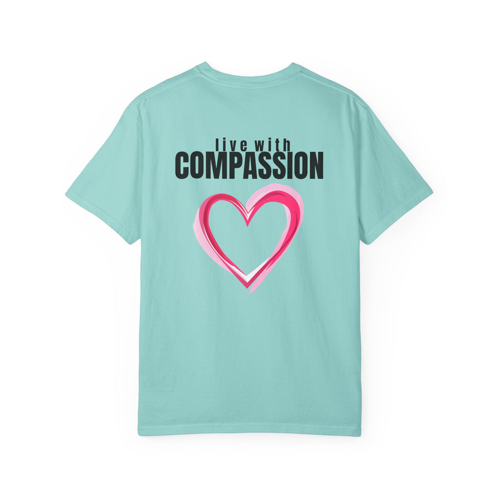Square 315 Multi Color - Live With Compassion - Multi Colors 315 Graphic T-Shirt