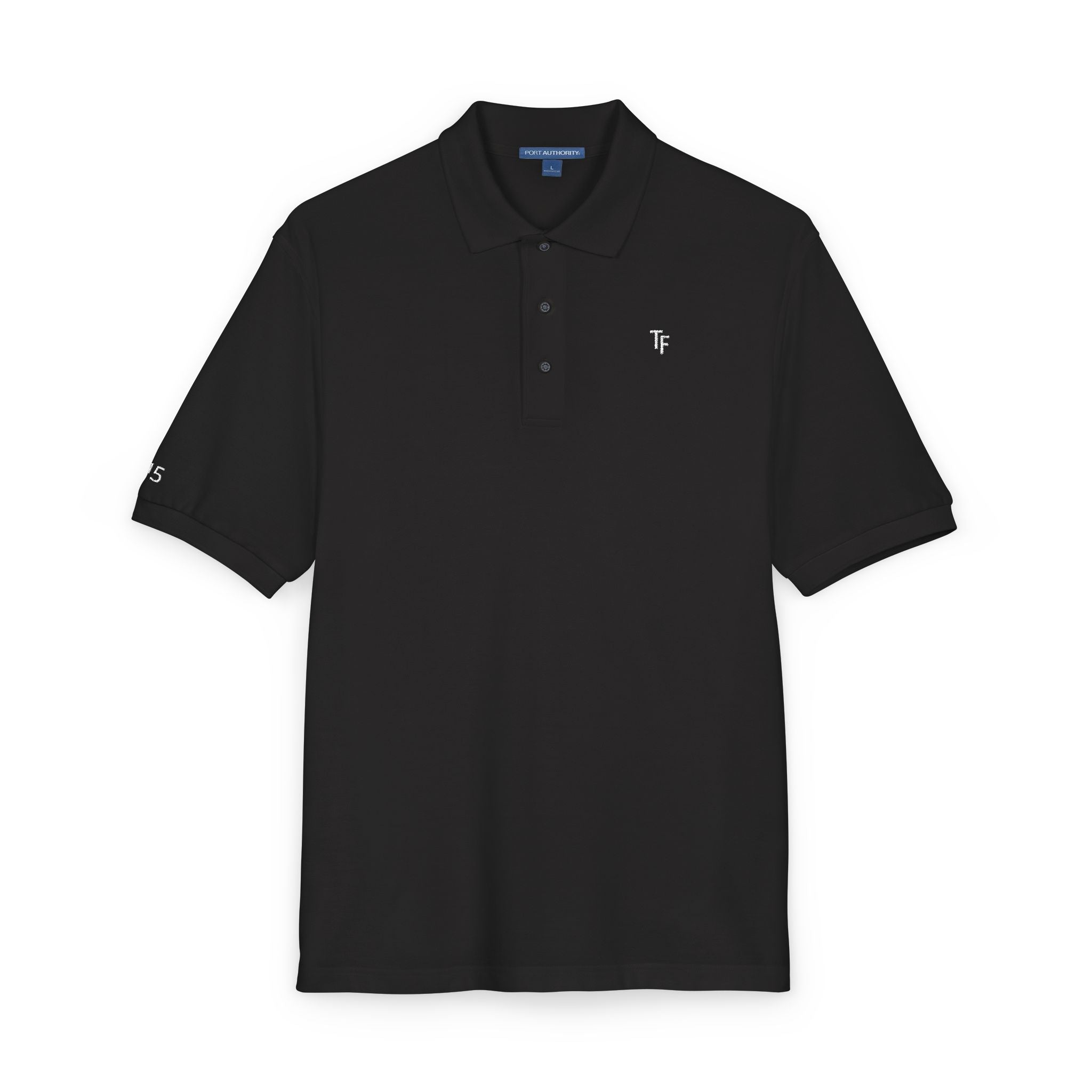 114 - Multi Color Sleek TF Embroidered Unisex Polo Shirt - Casual Elegance for Every Occasion