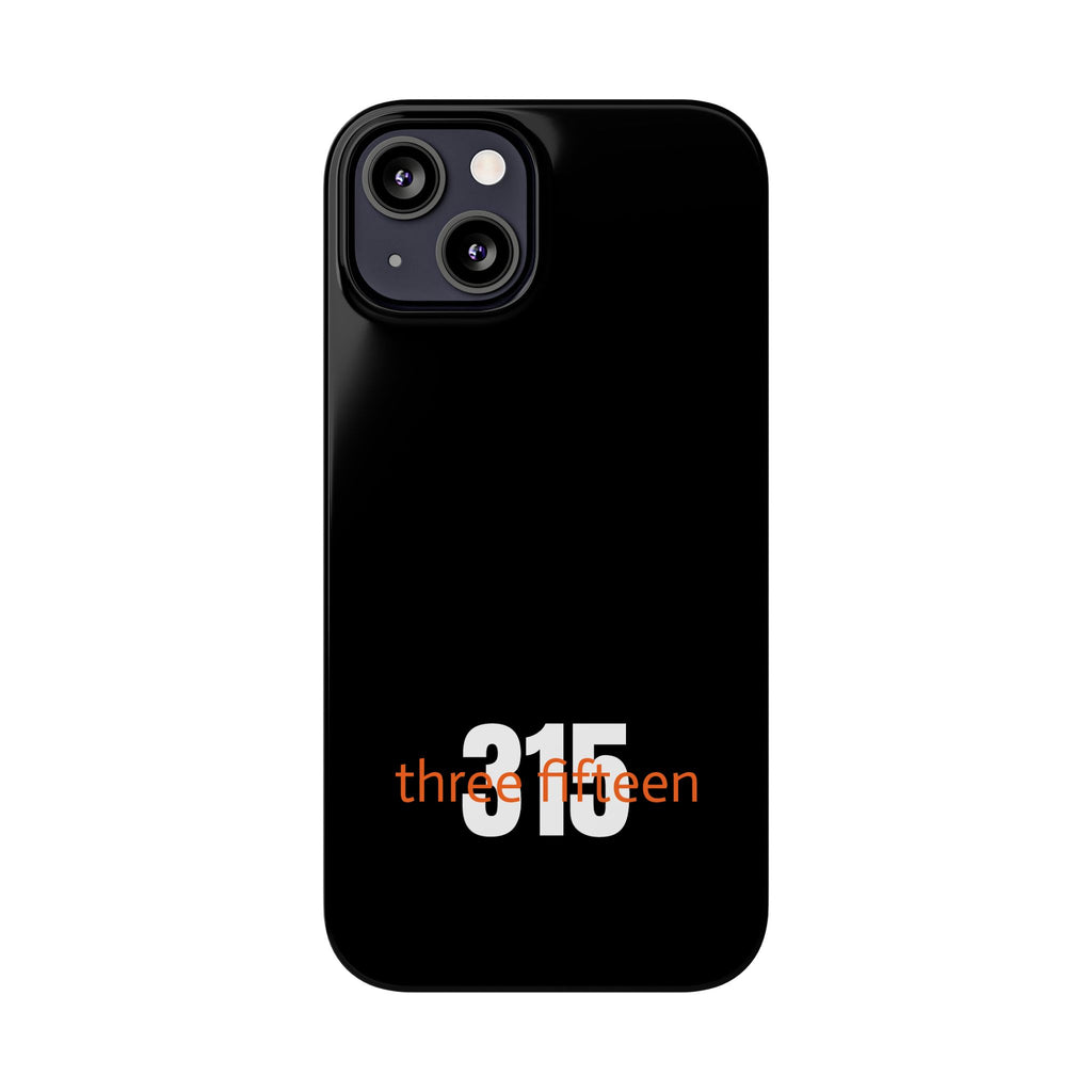 36 - Phone case 315 Slim Phone Case — Motivational Black Protective Cover