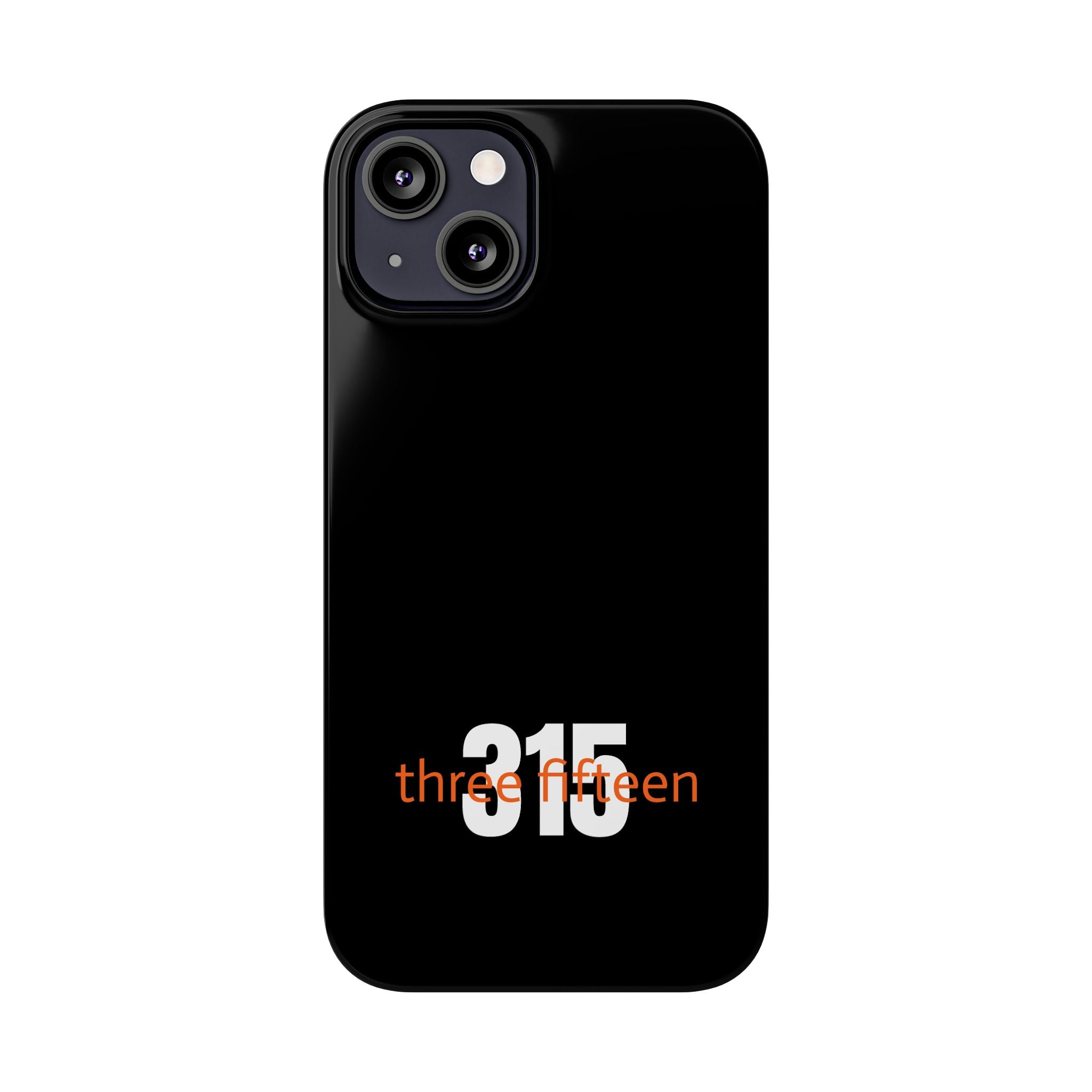 36 - Phone case 315 Slim Phone Case — Motivational Black Protective Cover