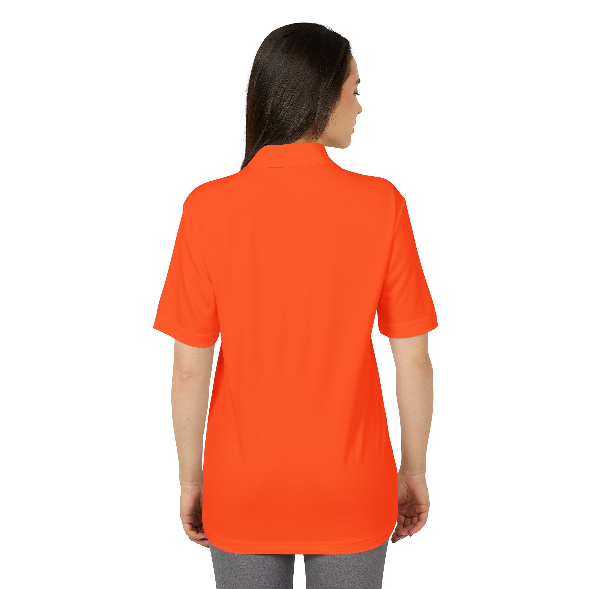 Multi Colors Unisex Performance Polo - Bold Orange Athletic Shirt