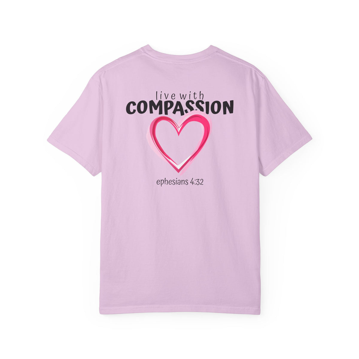 01 - Multi Color Tee - Live With Compassion - Multi Colors 315 Graphic T-Shirt