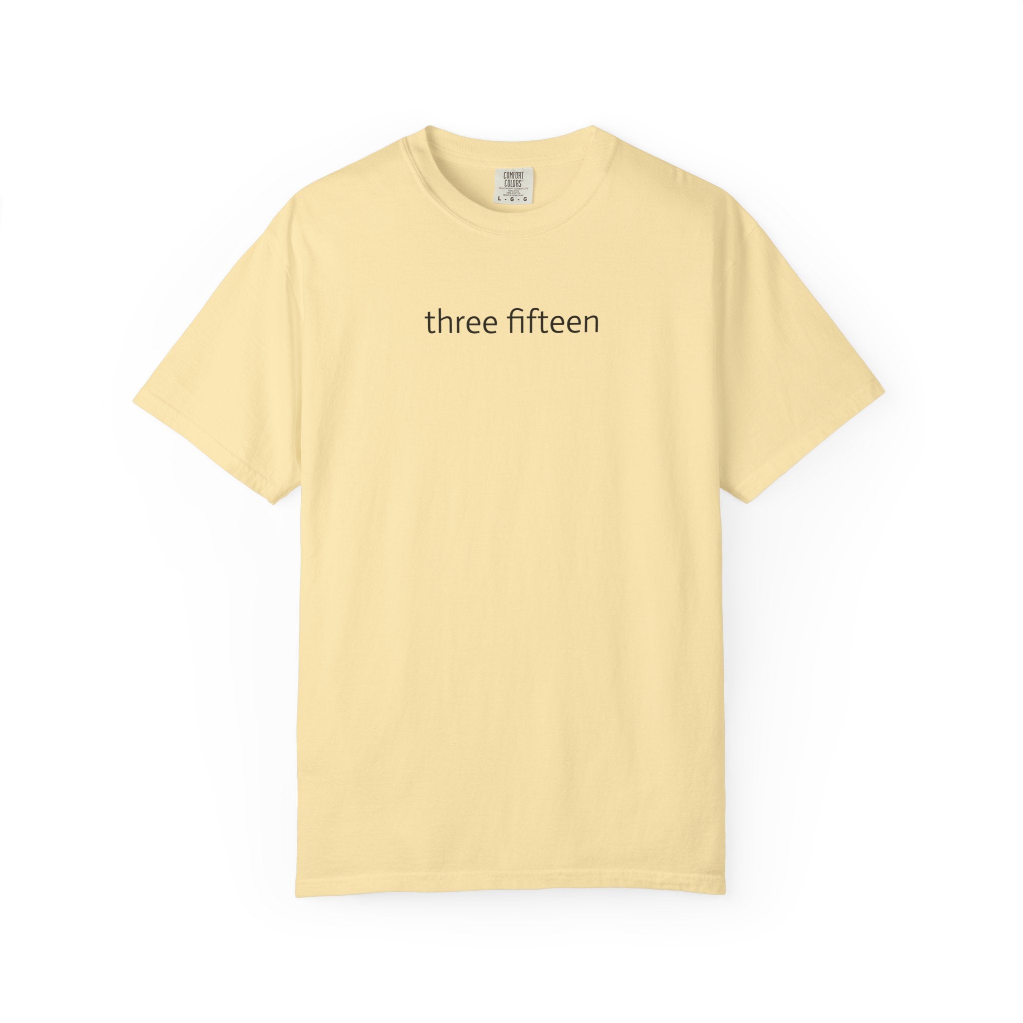 1 - Multi Colors Three Fifteen Basic Graphic T-Shirt