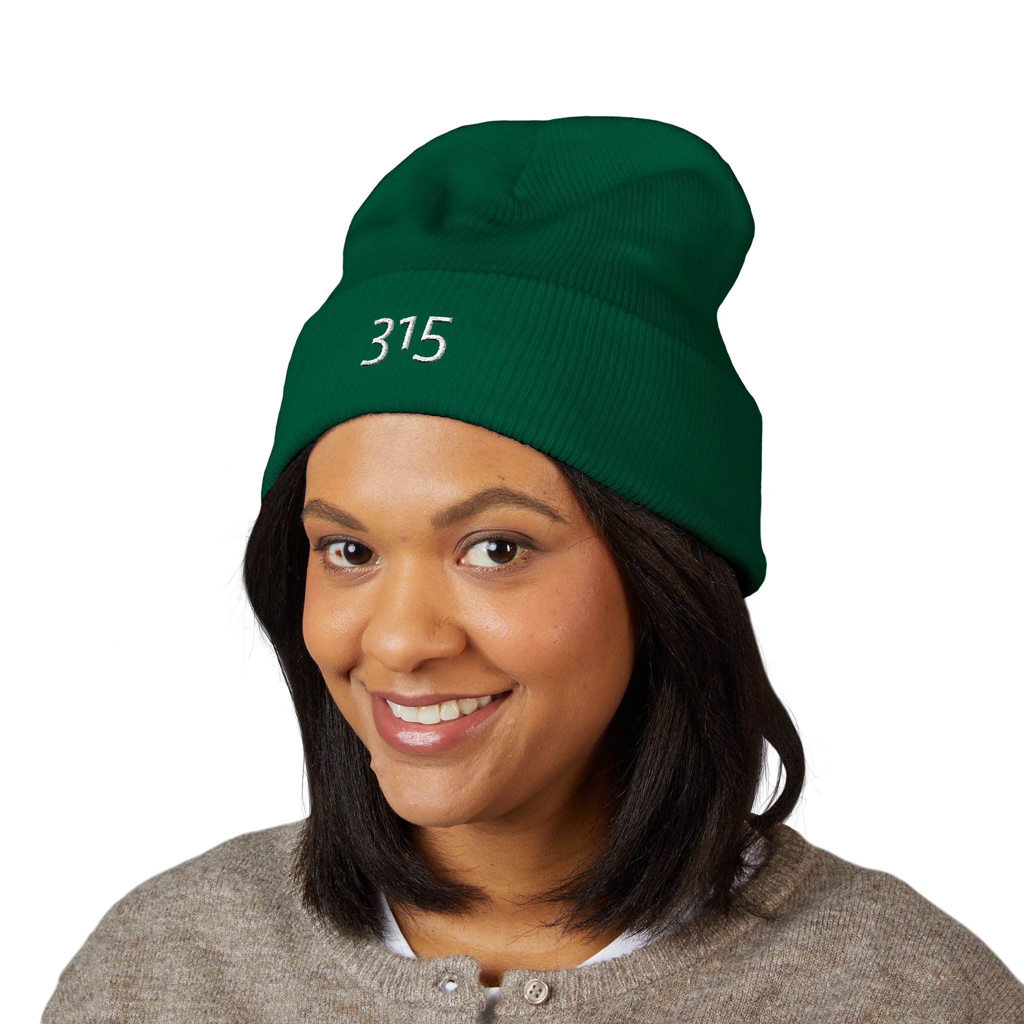 Embroidered Classic Cuffed Beanie - Stylish Warmth for Every Occasion