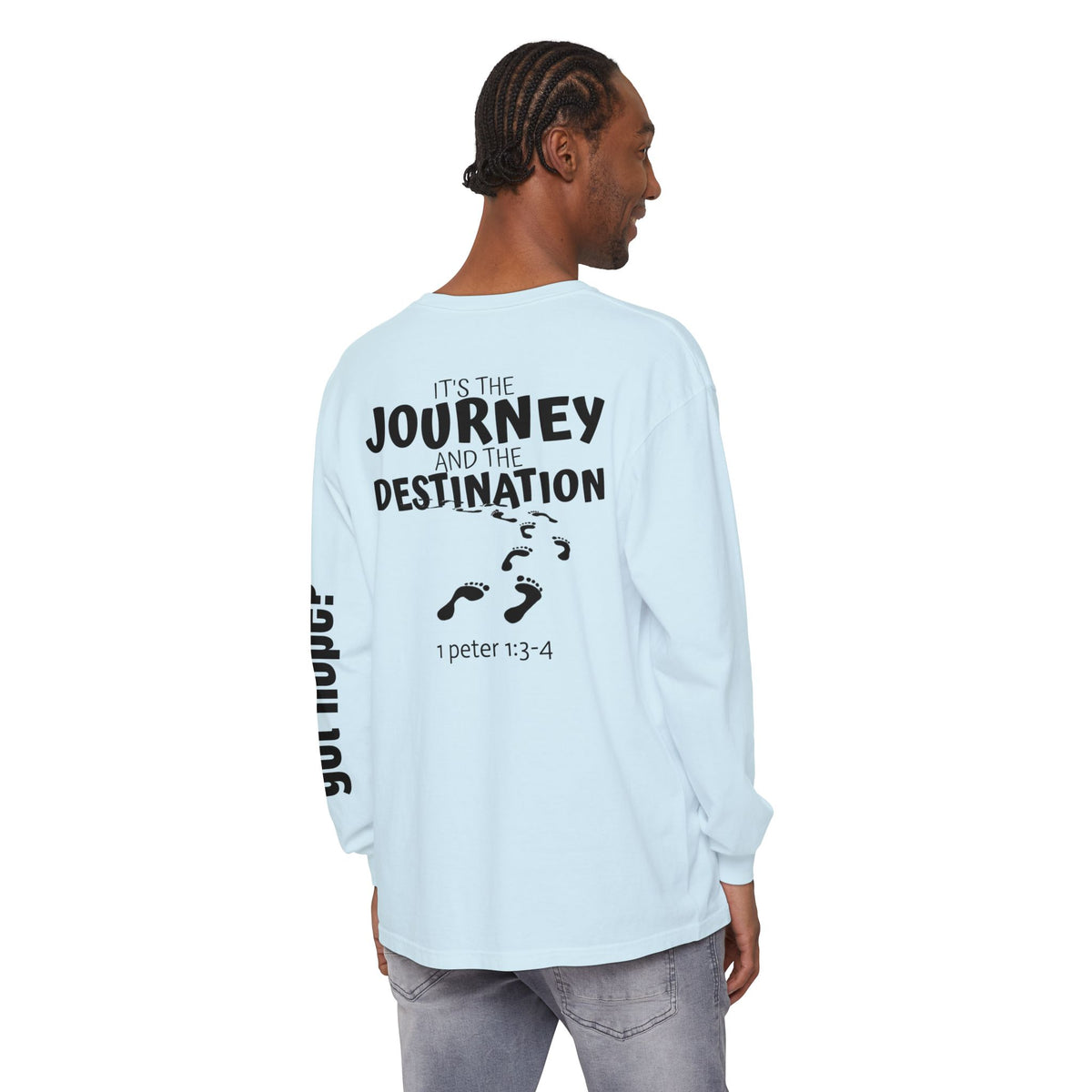 12 - Long sleeve tee 315 It’s the Journey Unisex Long Sleeve T-Shirt - Inspirational Casual Wear