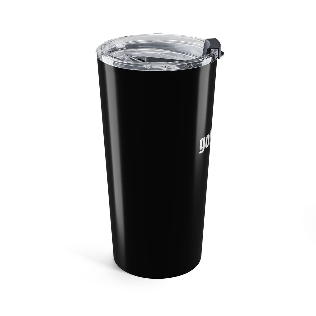 Tumbler — Black 20oz Insulated Travel Cup with "got hope?" Minimalist Design