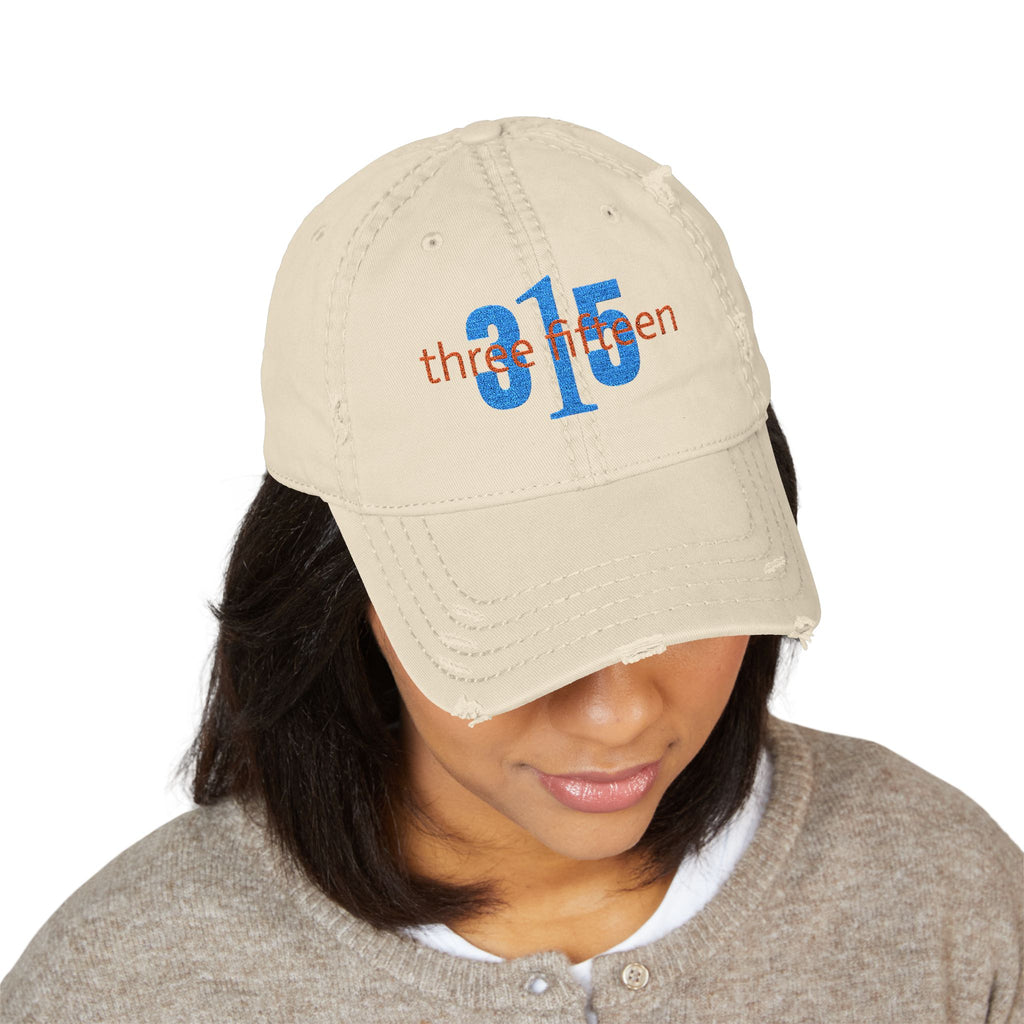 3 - Hat Distressed Embroidered Oversized 1 Dad Hat - Casual Chic Accessory