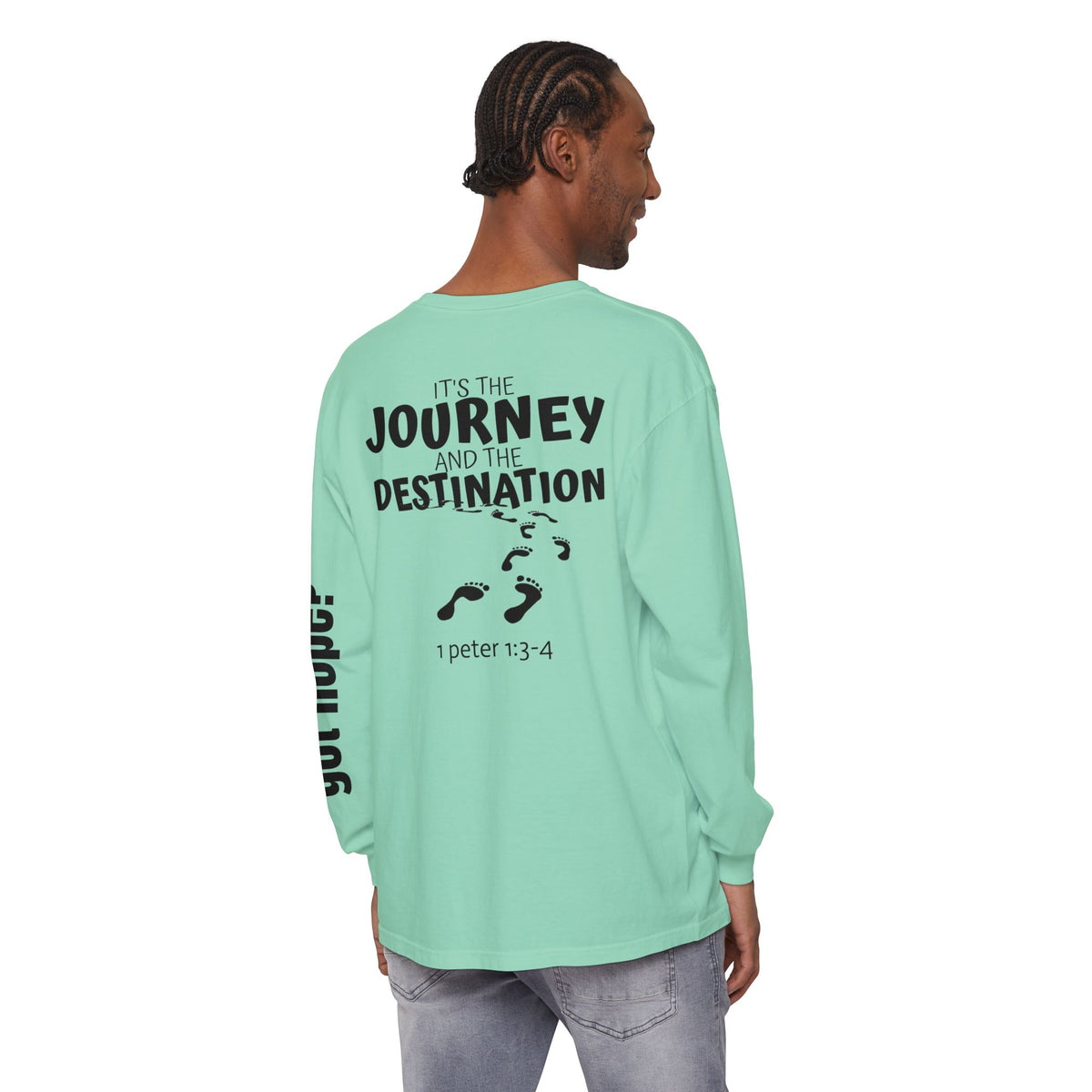 12 - Long sleeve tee 315 It’s the Journey Unisex Long Sleeve T-Shirt - Inspirational Casual Wear
