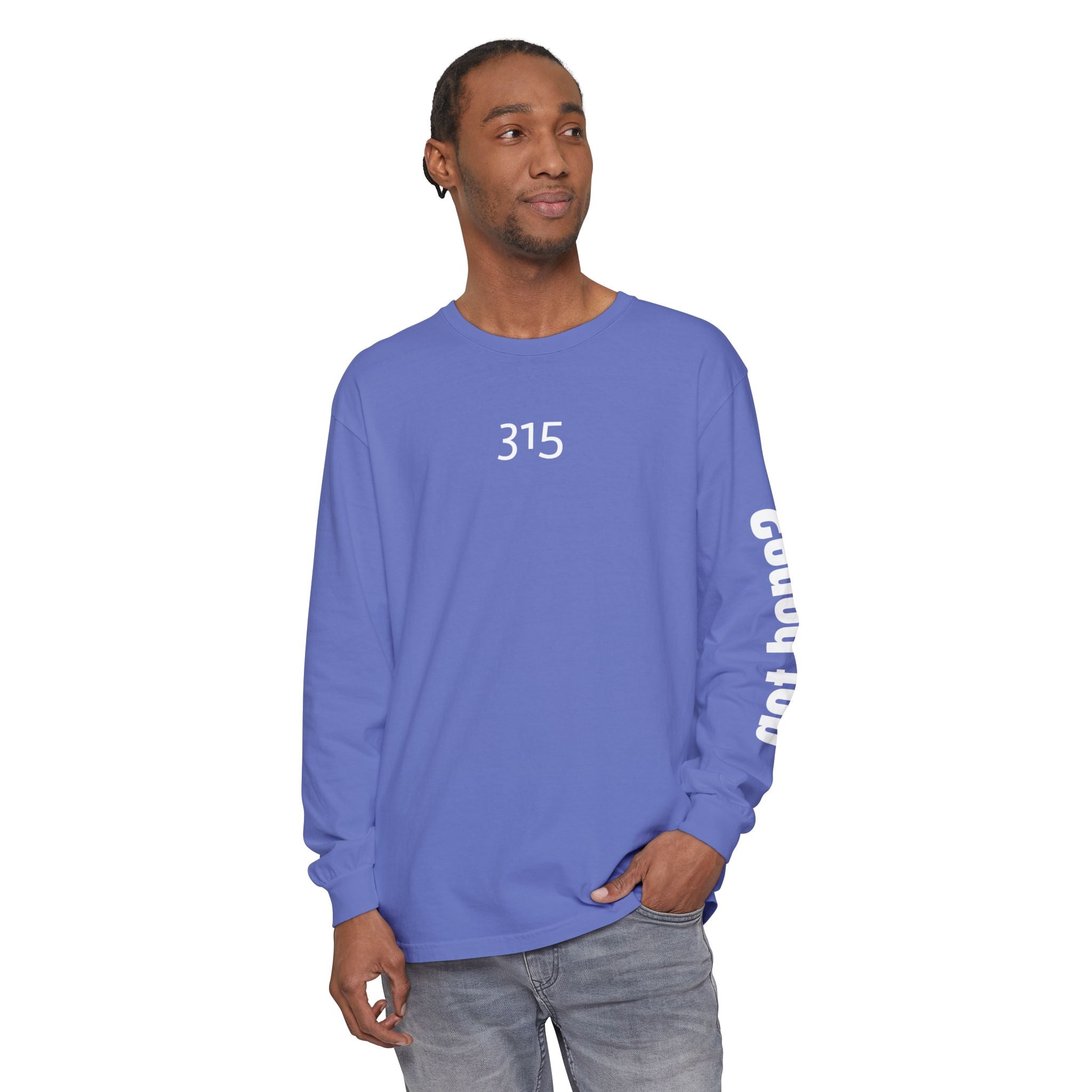 315 A Helping Hand Unisex Long Sleeve T-Shirt - Inspirational Casual Wear