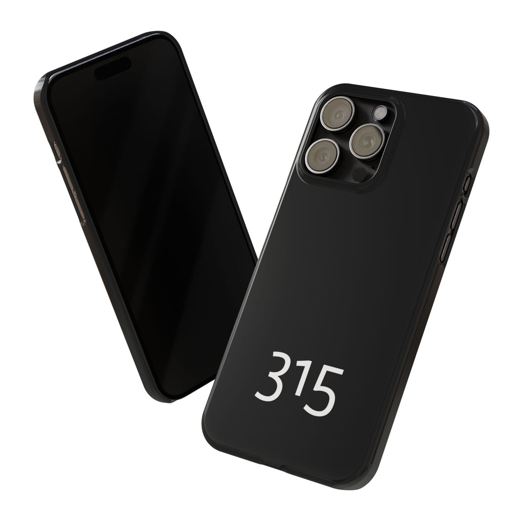36 - Phone case 315 Slim Phone Case — Motivational Black Protective Cover