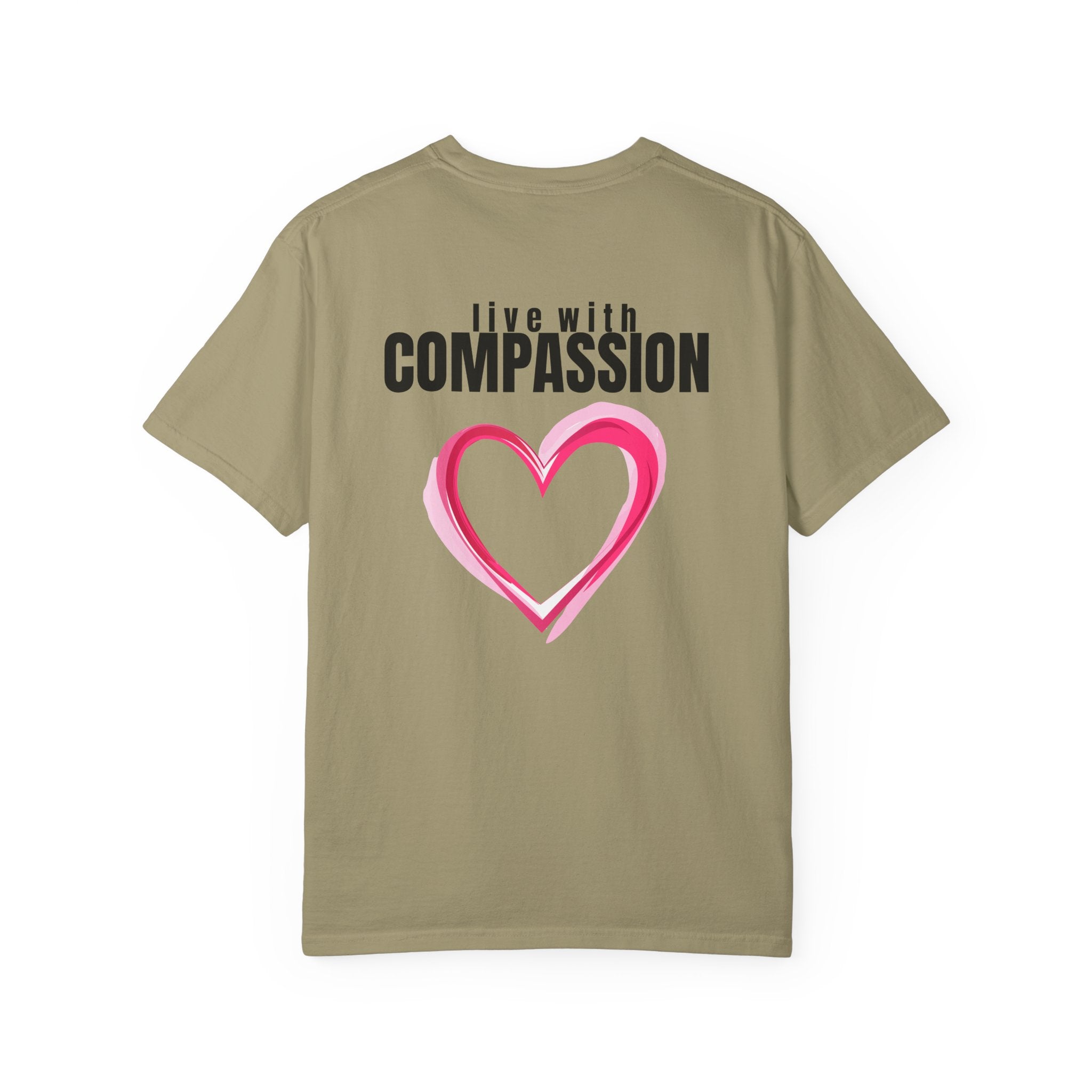 Square 315 Multi Color - Live With Compassion - Multi Colors 315 Graphic T-Shirt
