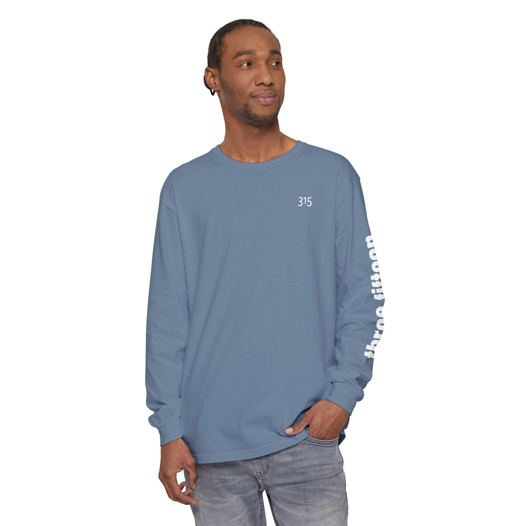 12 - 315 Three Fifteen Multi Color Unisex Long Sleeve T-Shirt - Inspirational Casual Wear