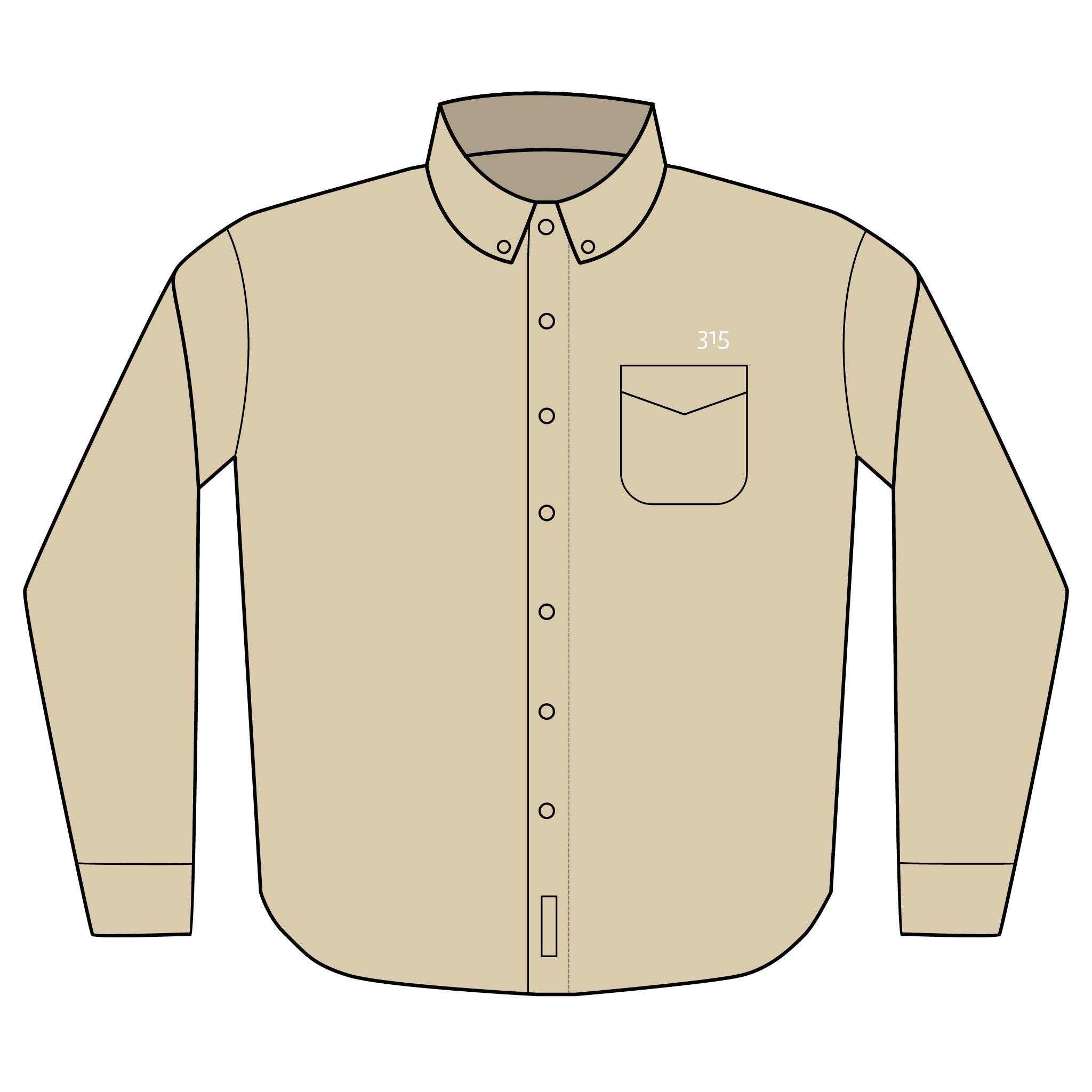 Multi Color Embroidered Unisex Long Sleeve Shirt