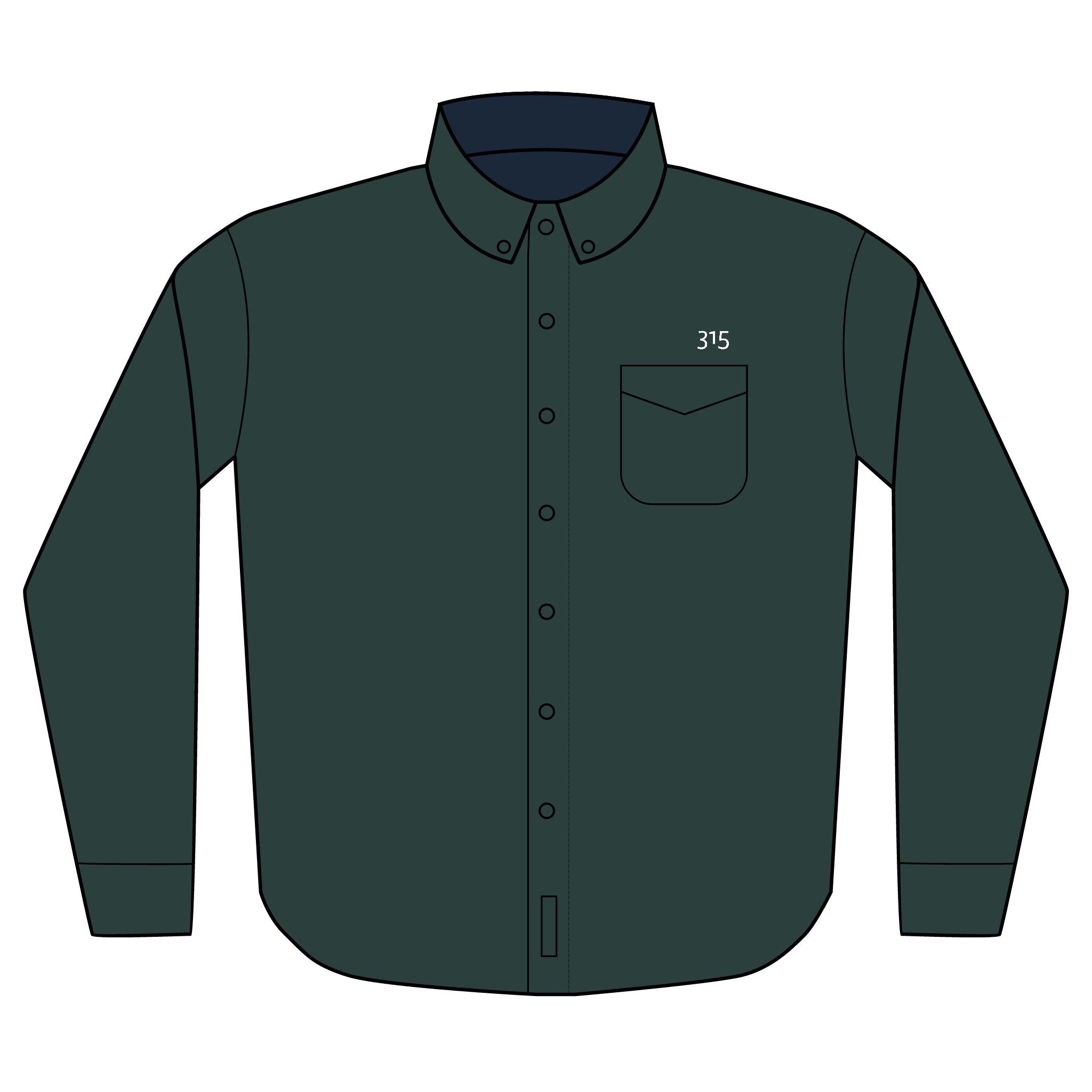 Multi Color Embroidered Unisex Long Sleeve Shirt